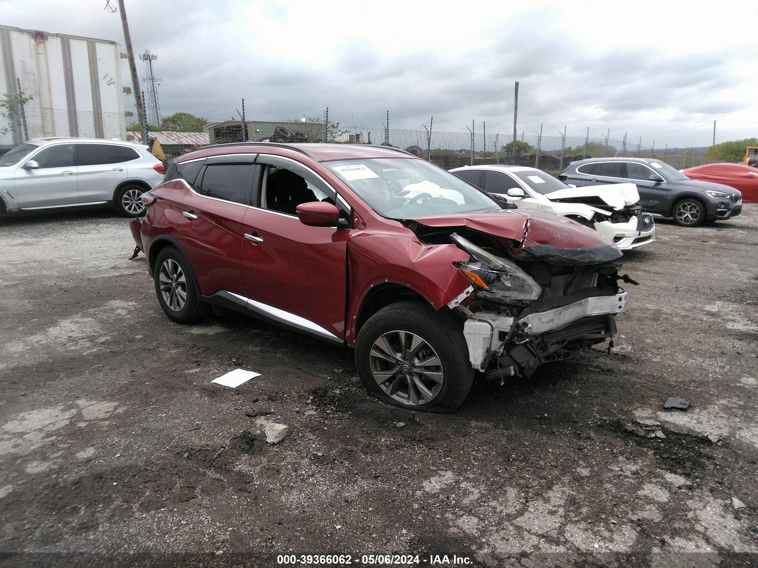 NISSAN MURANO 2018 5n1az2mg0jn155192