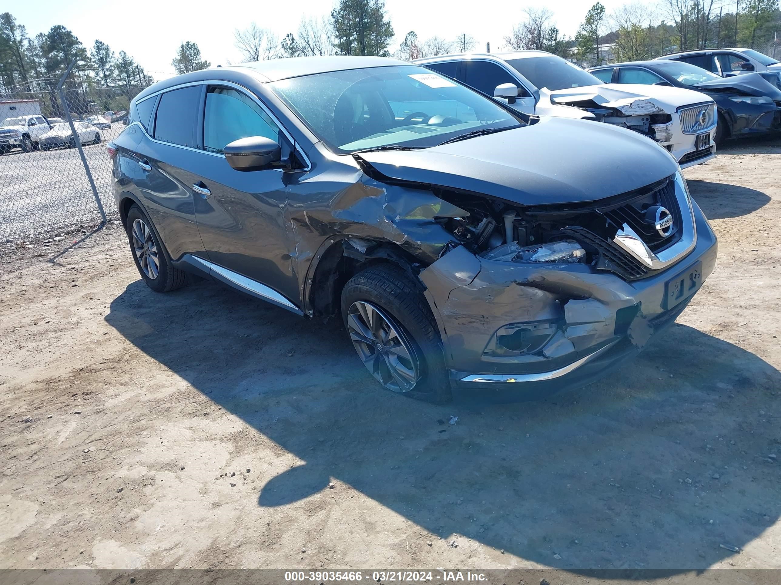 NISSAN MURANO 2016 5n1az2mg1gn153296