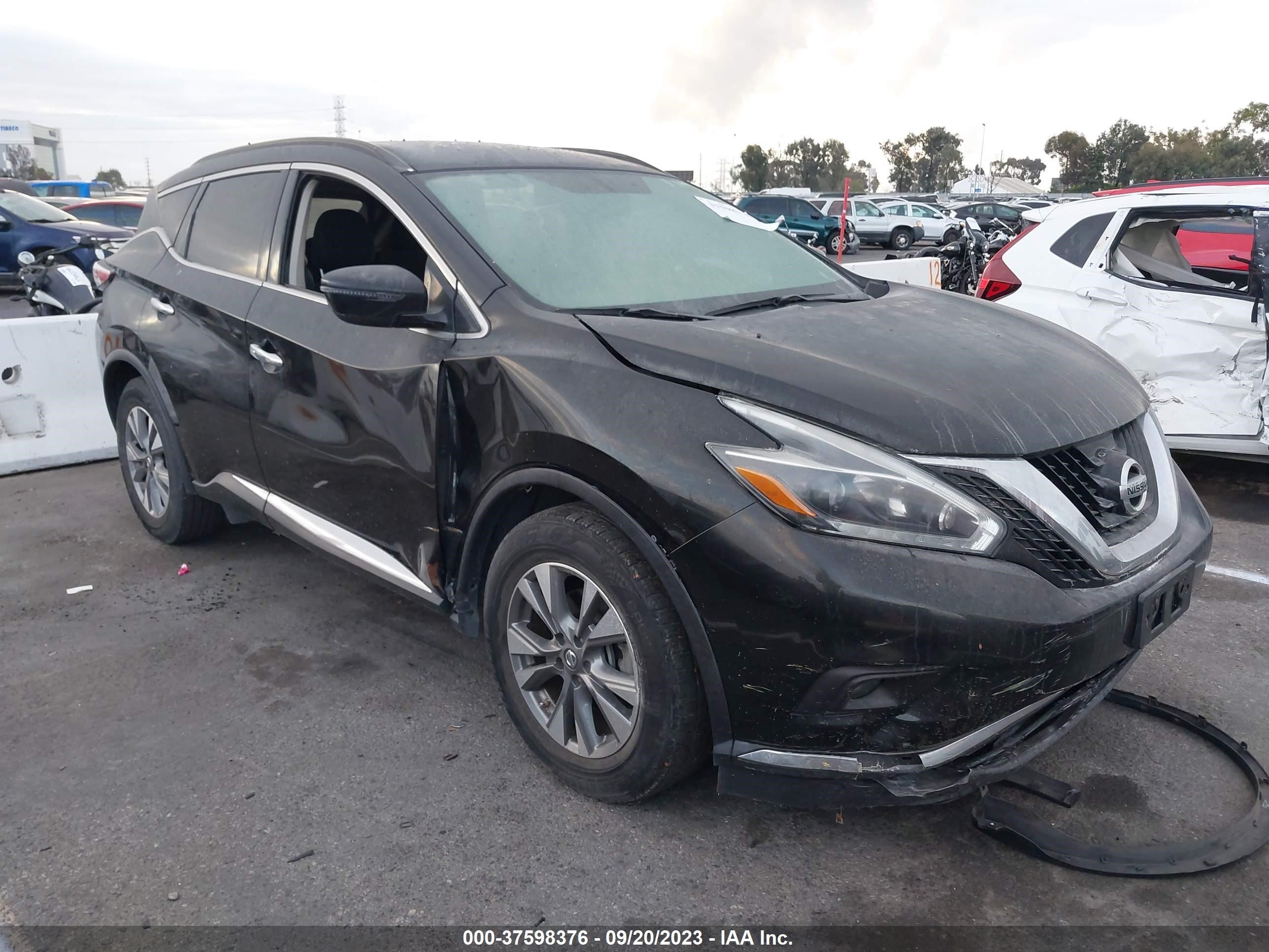 NISSAN MURANO 2018 5n1az2mg1jn166279