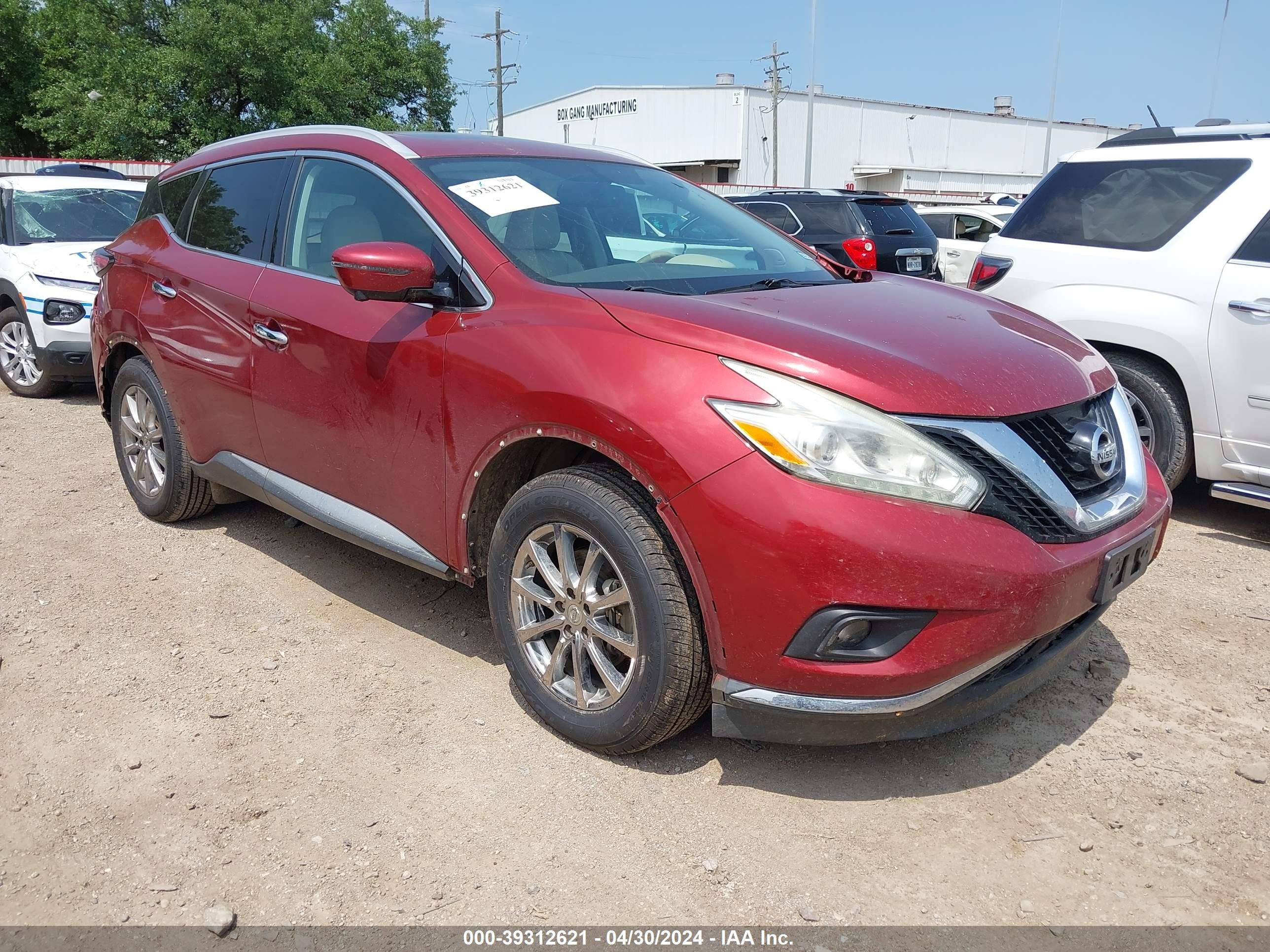 NISSAN MURANO 2016 5n1az2mg2gn167479