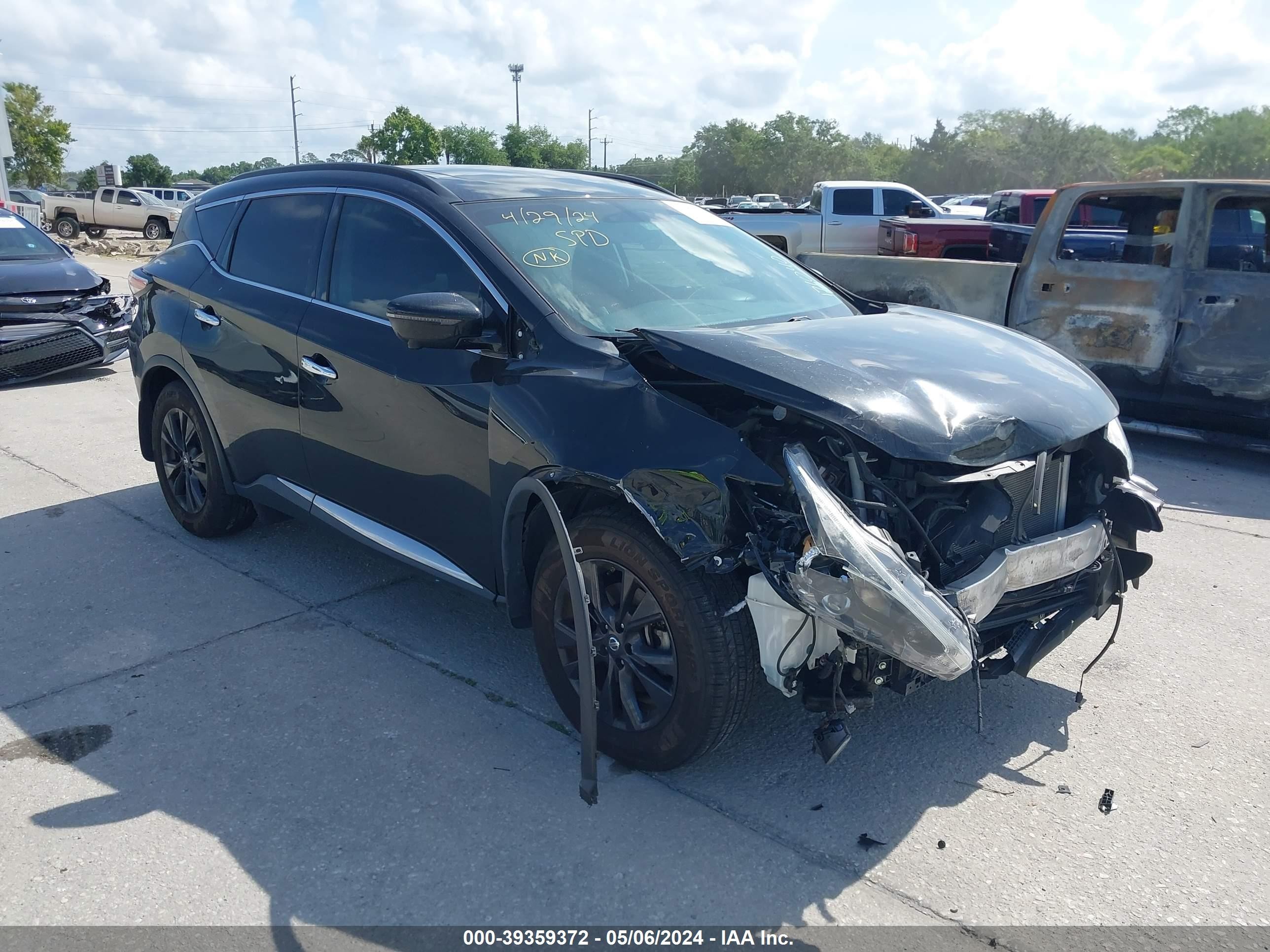 NISSAN MURANO 2018 5n1az2mg2jn171040