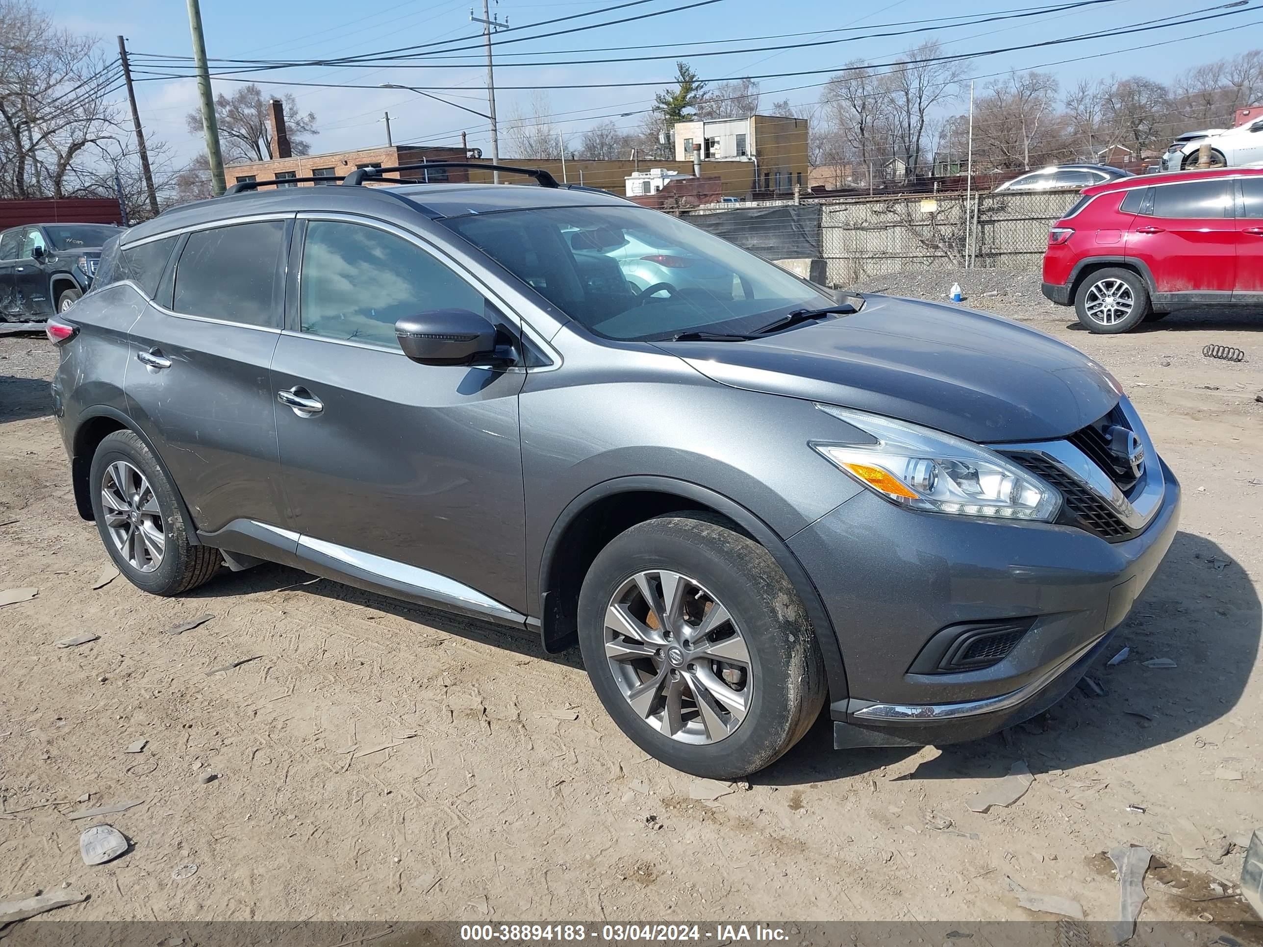 NISSAN MURANO 2016 5n1az2mg3gn123216