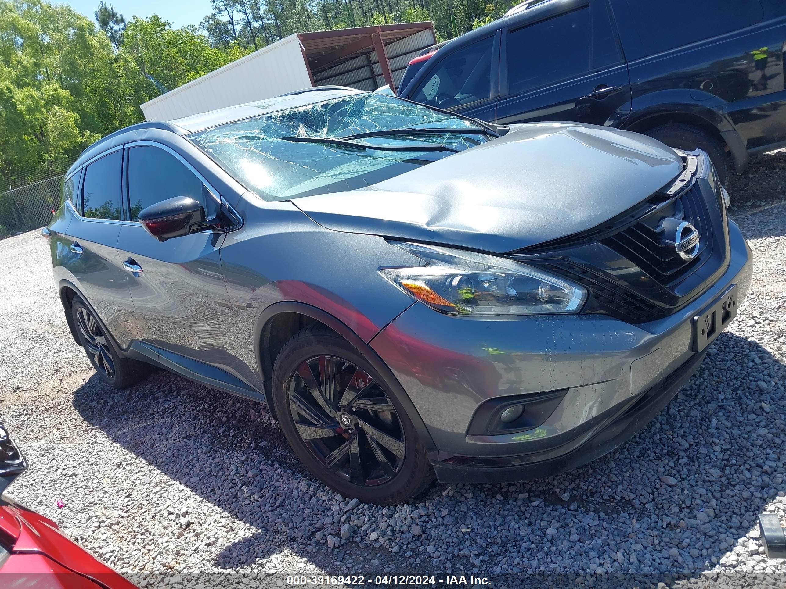 NISSAN MURANO 2018 5n1az2mg3jn121103