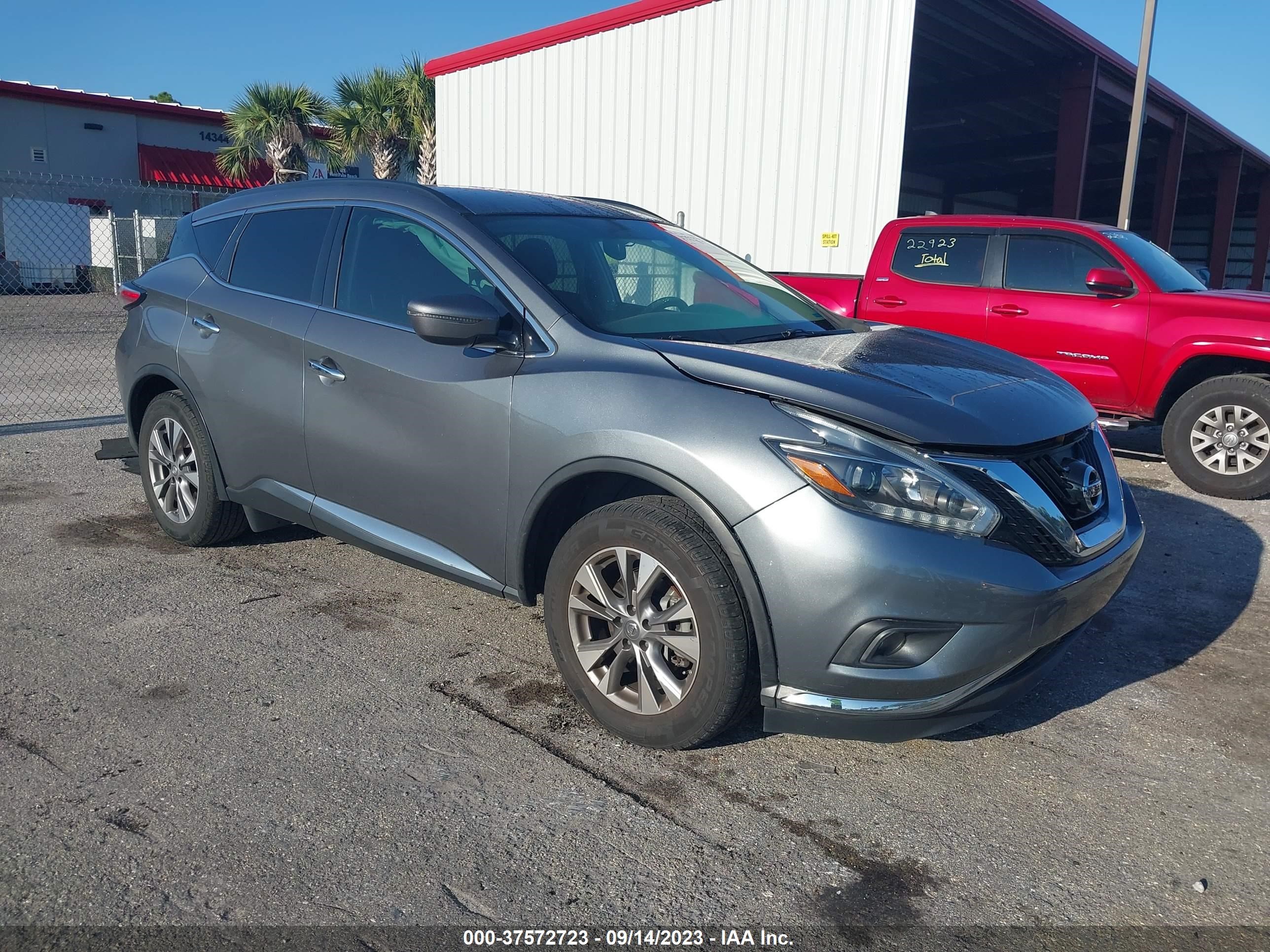 NISSAN MURANO 2018 5n1az2mg4jn139397