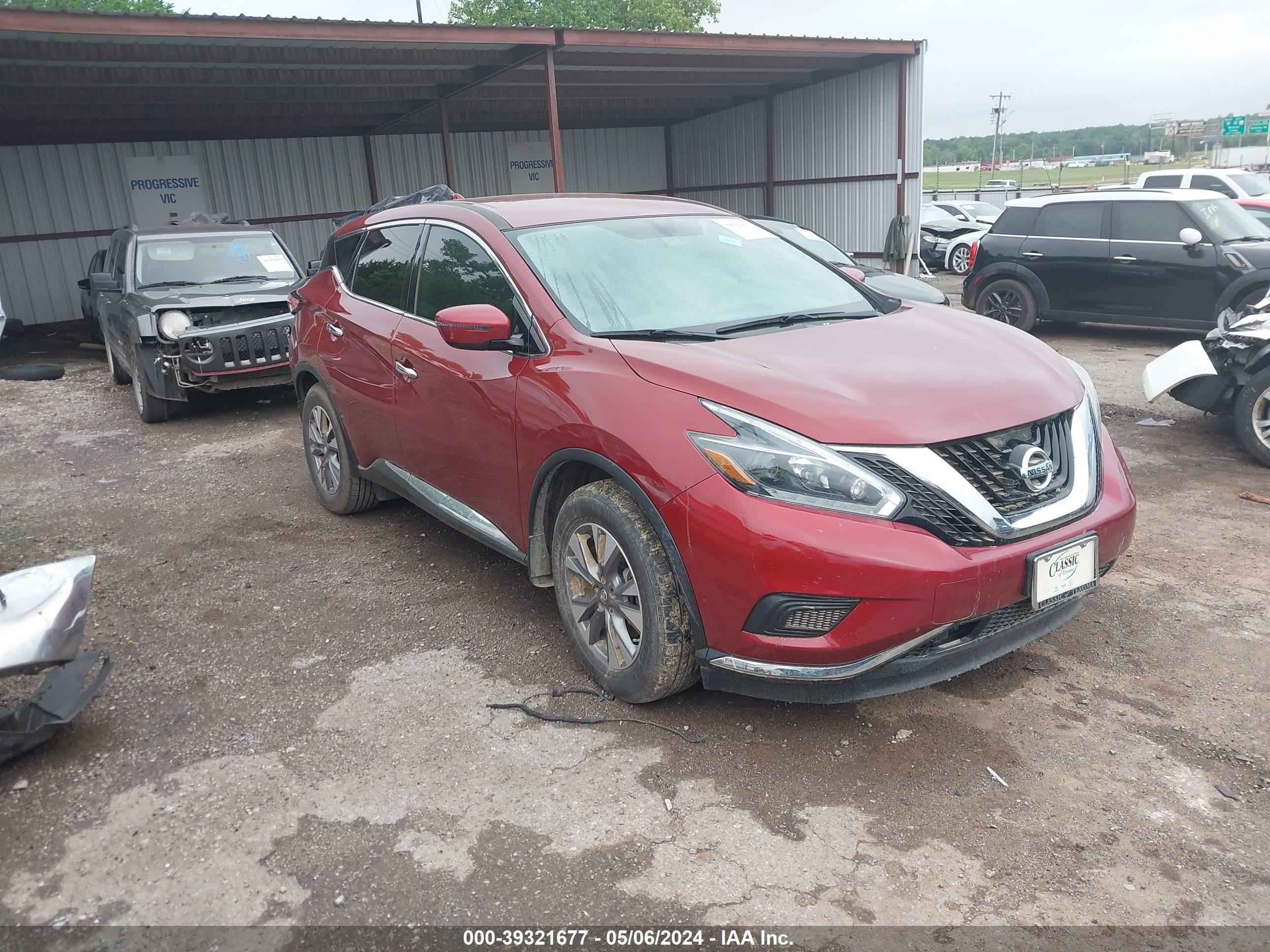 NISSAN MURANO 2018 5n1az2mg4jn165398