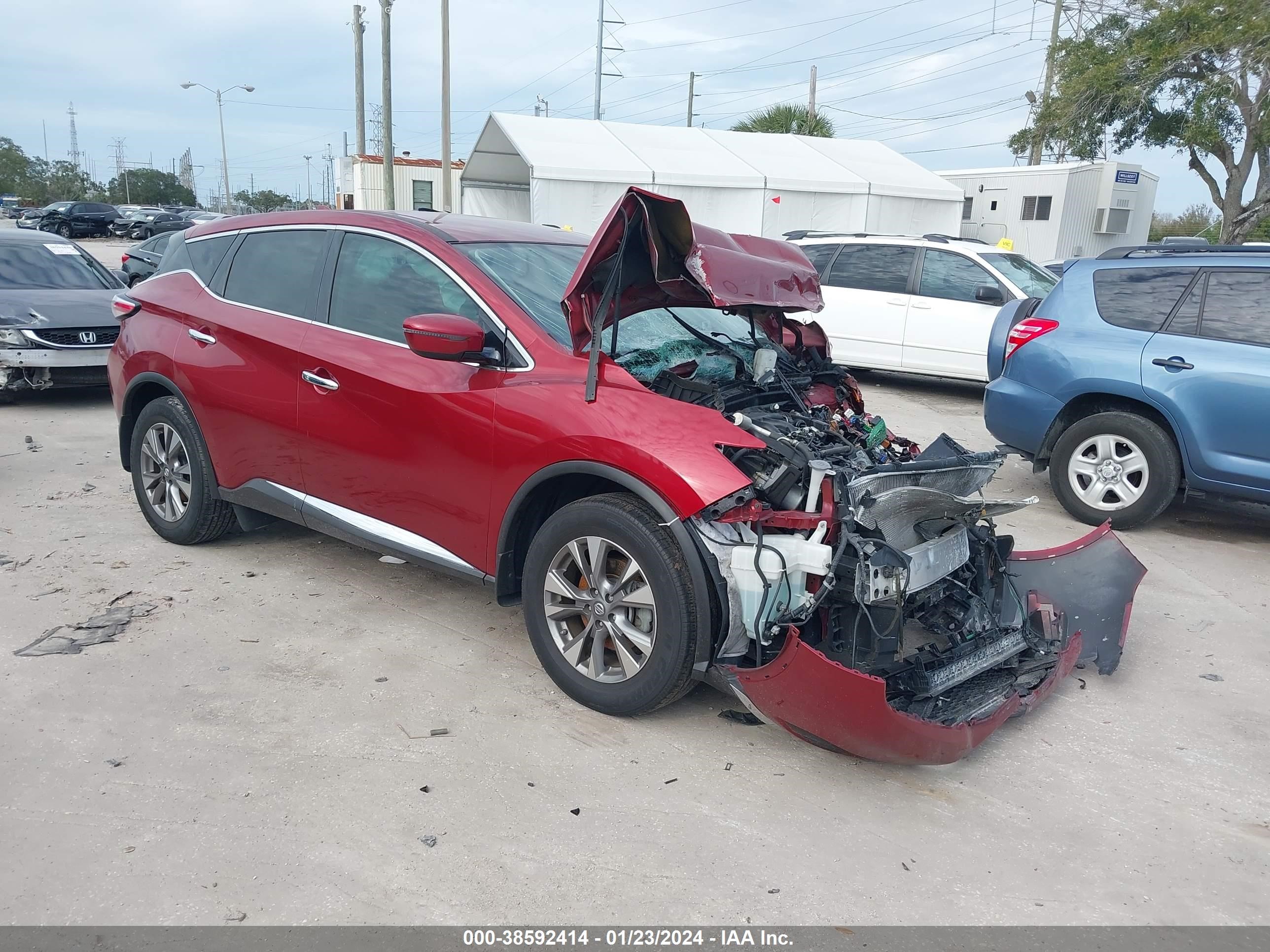 NISSAN MURANO 2016 5n1az2mg6gn158655