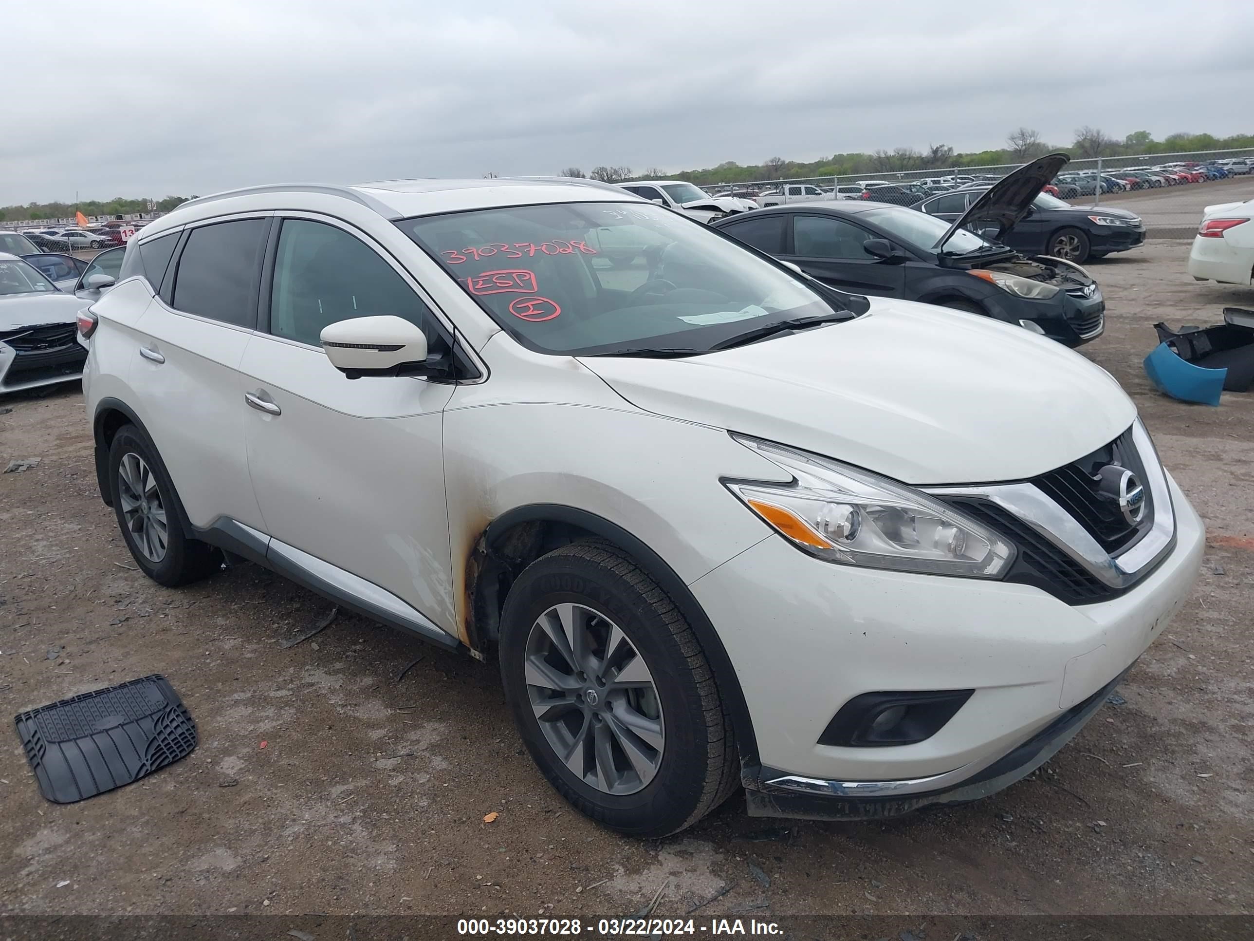 NISSAN MURANO 2017 5n1az2mg6hn114320