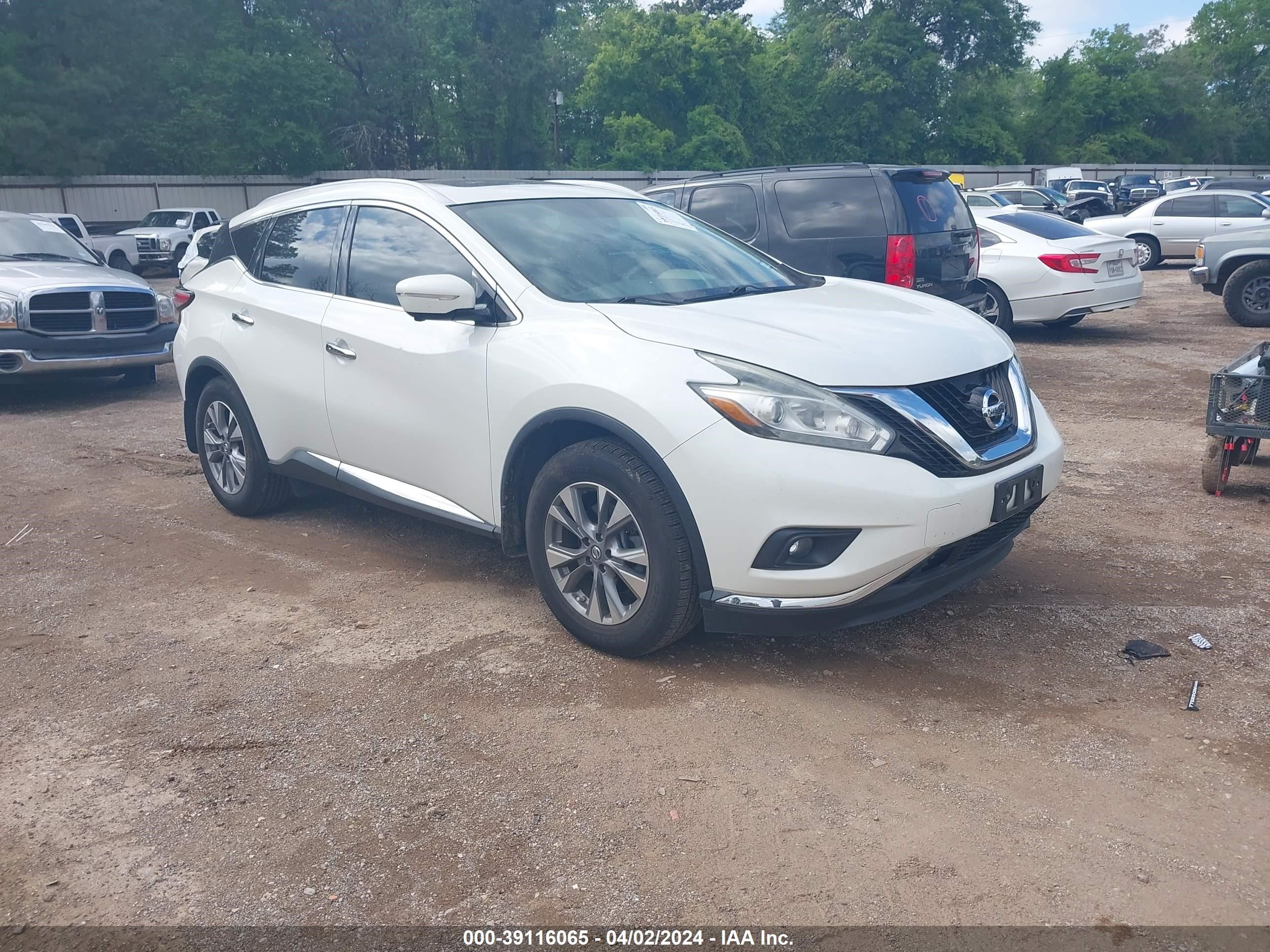 NISSAN MURANO 2015 5n1az2mg8fn245813