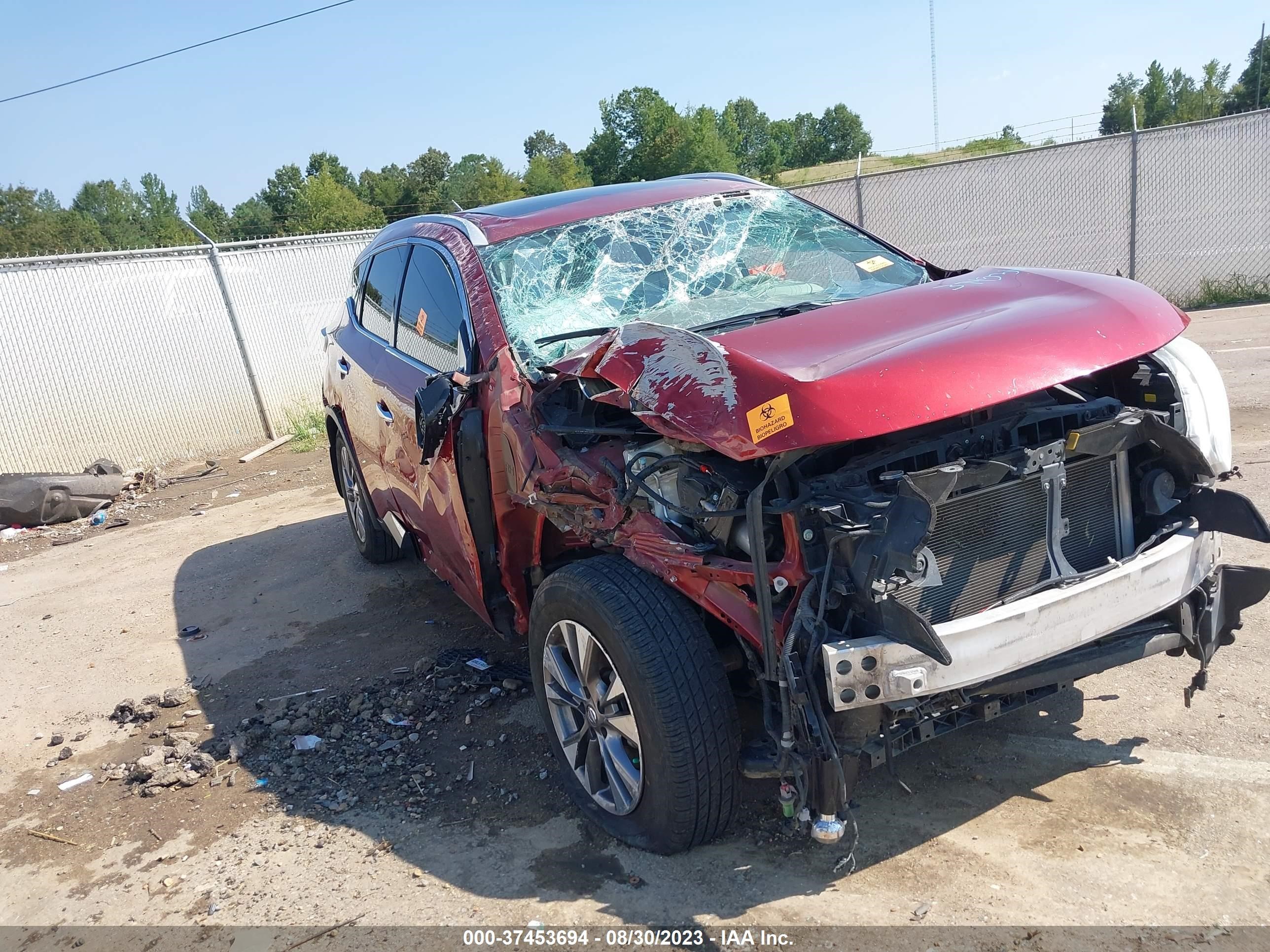 NISSAN MURANO 2017 5n1az2mg8hn155175