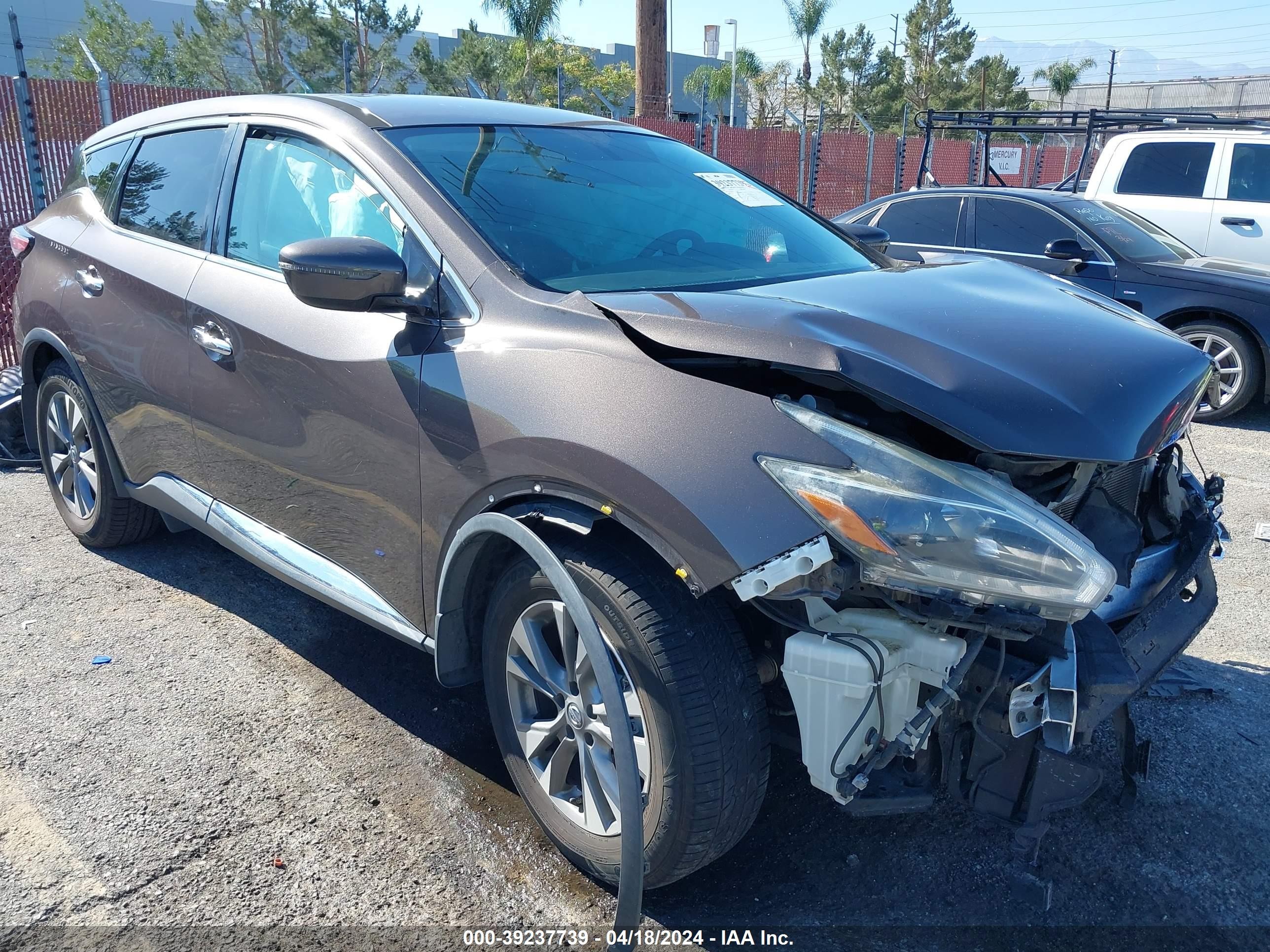 NISSAN MURANO 2018 5n1az2mg8jn173066