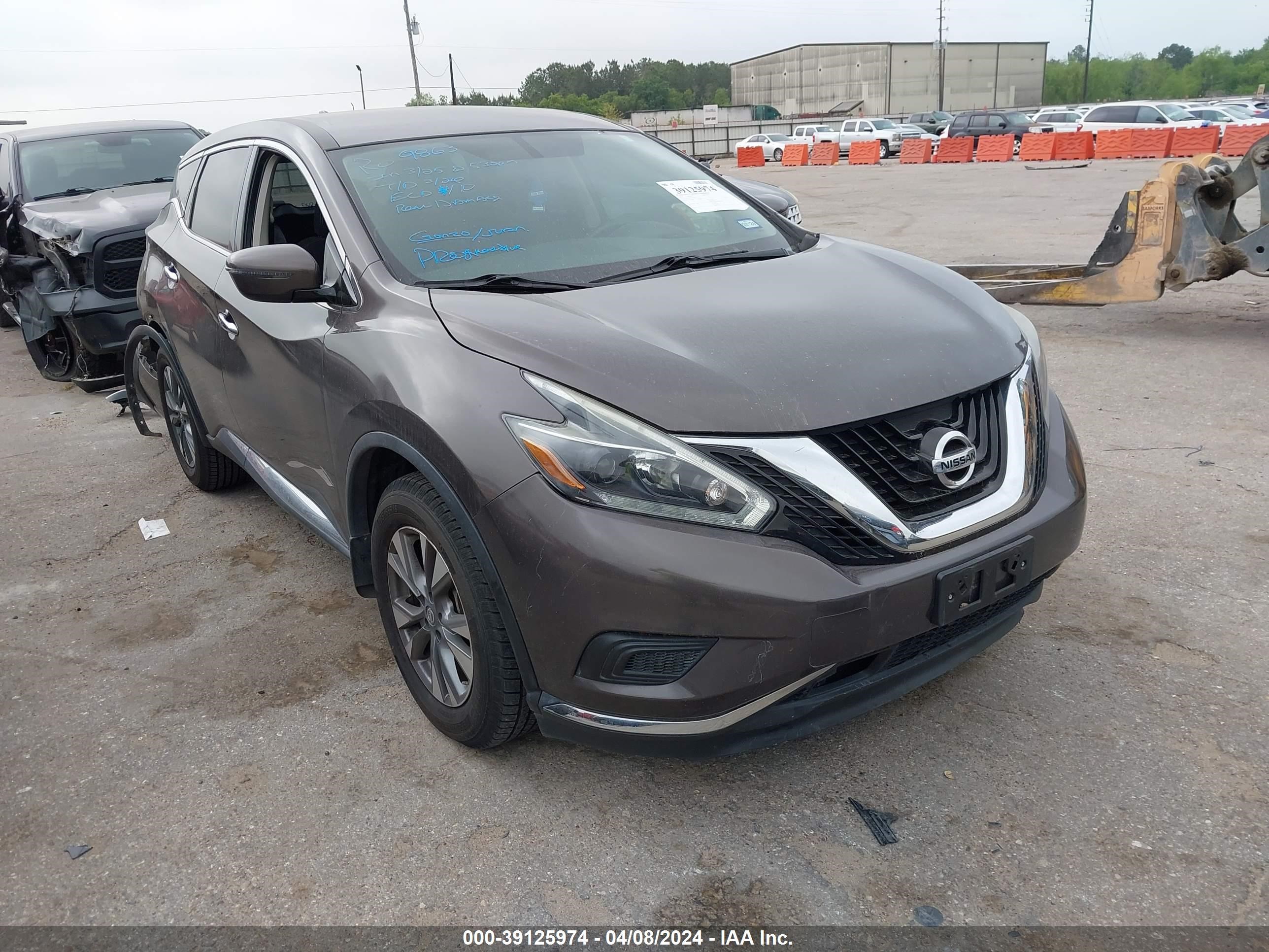 NISSAN MURANO 2018 5n1az2mg9jn158575