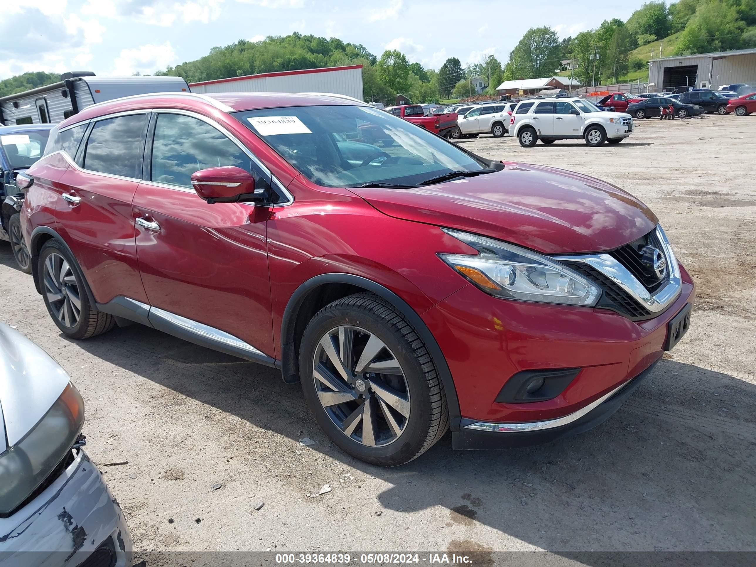 NISSAN MURANO 2015 5n1az2mh1fn213200