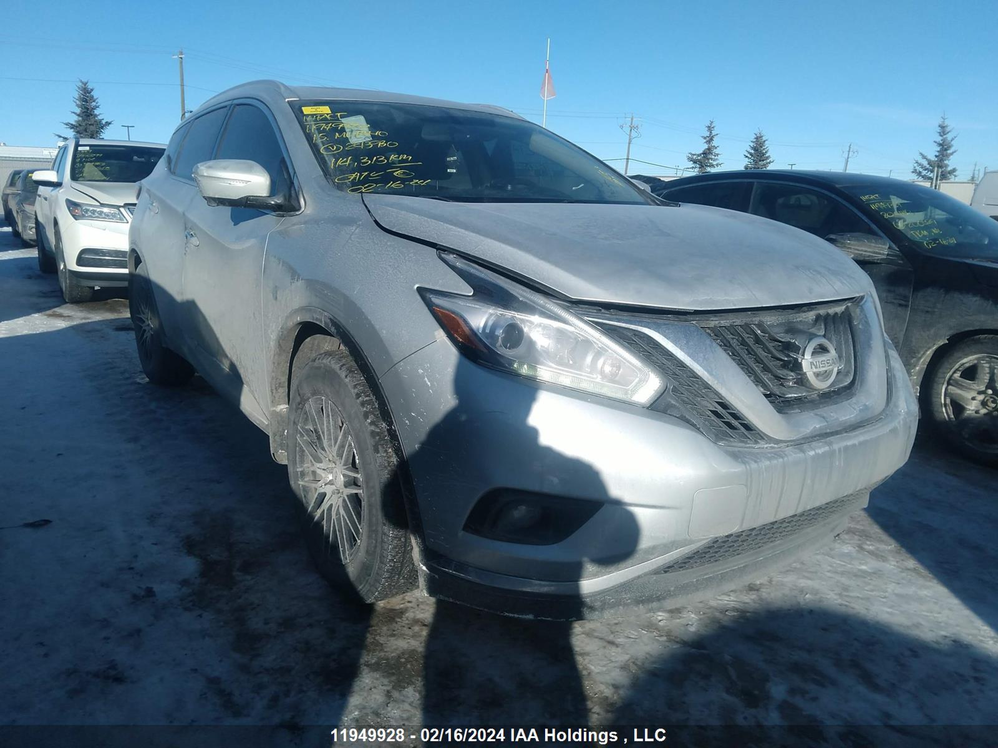 NISSAN MURANO 2015 5n1az2mh1fn243930