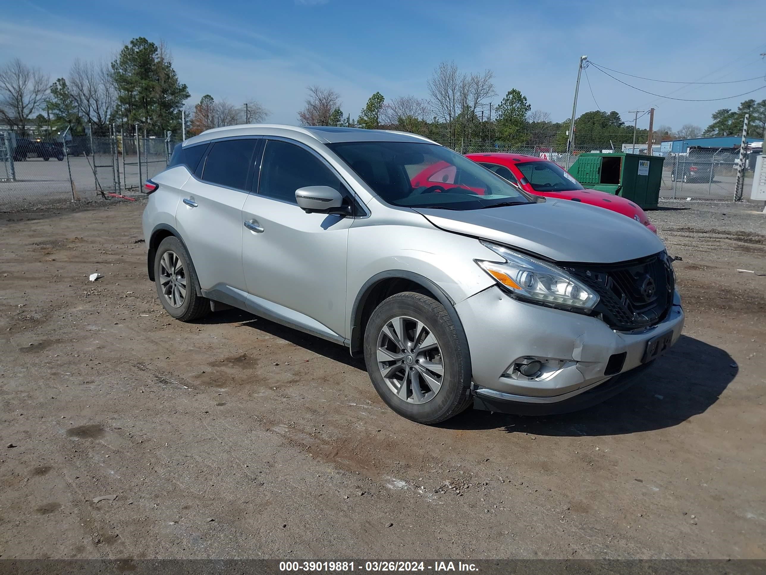 NISSAN MURANO 2017 5n1az2mh1hn125881