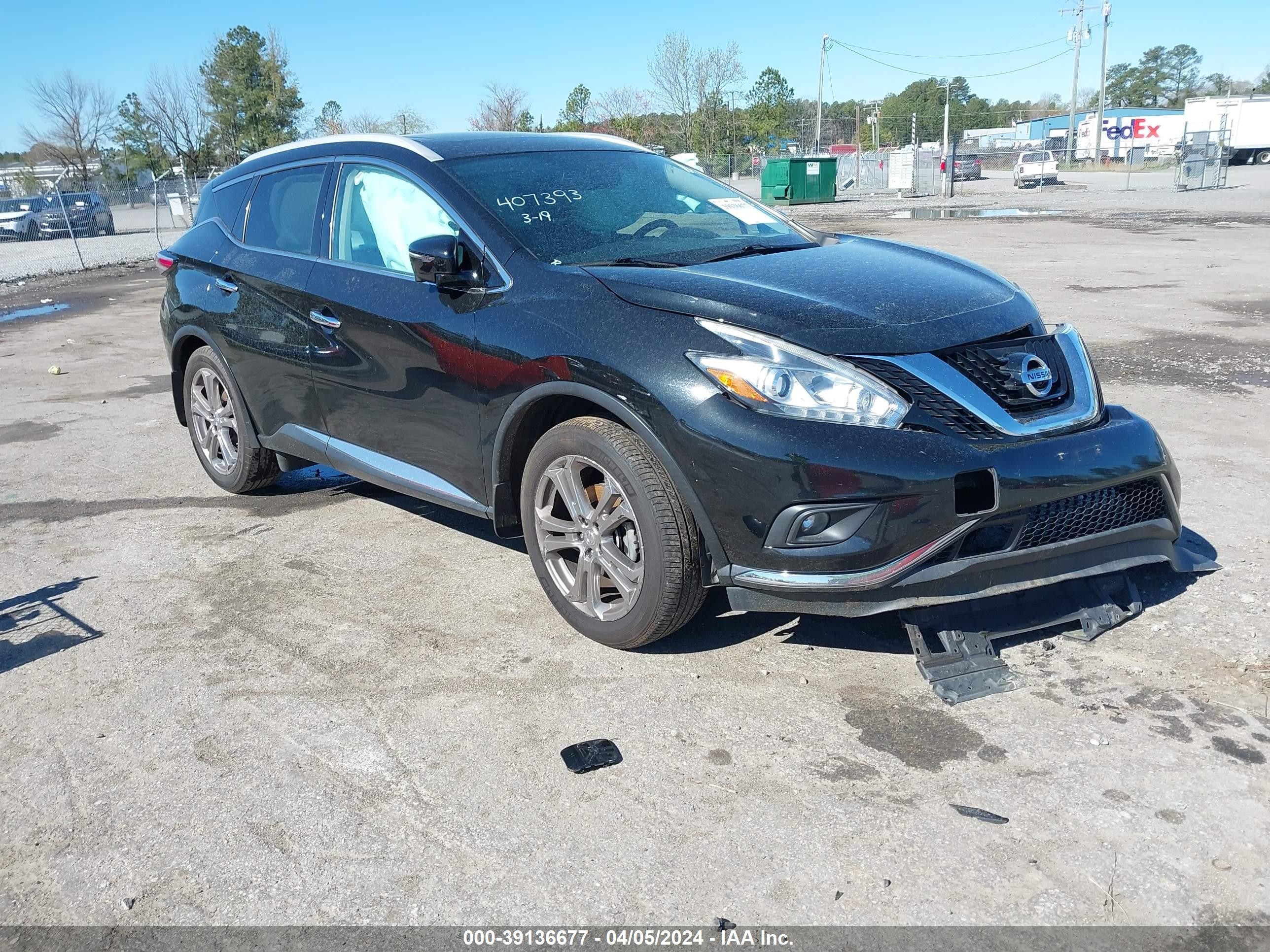 NISSAN MURANO 2018 5n1az2mh1jn196245