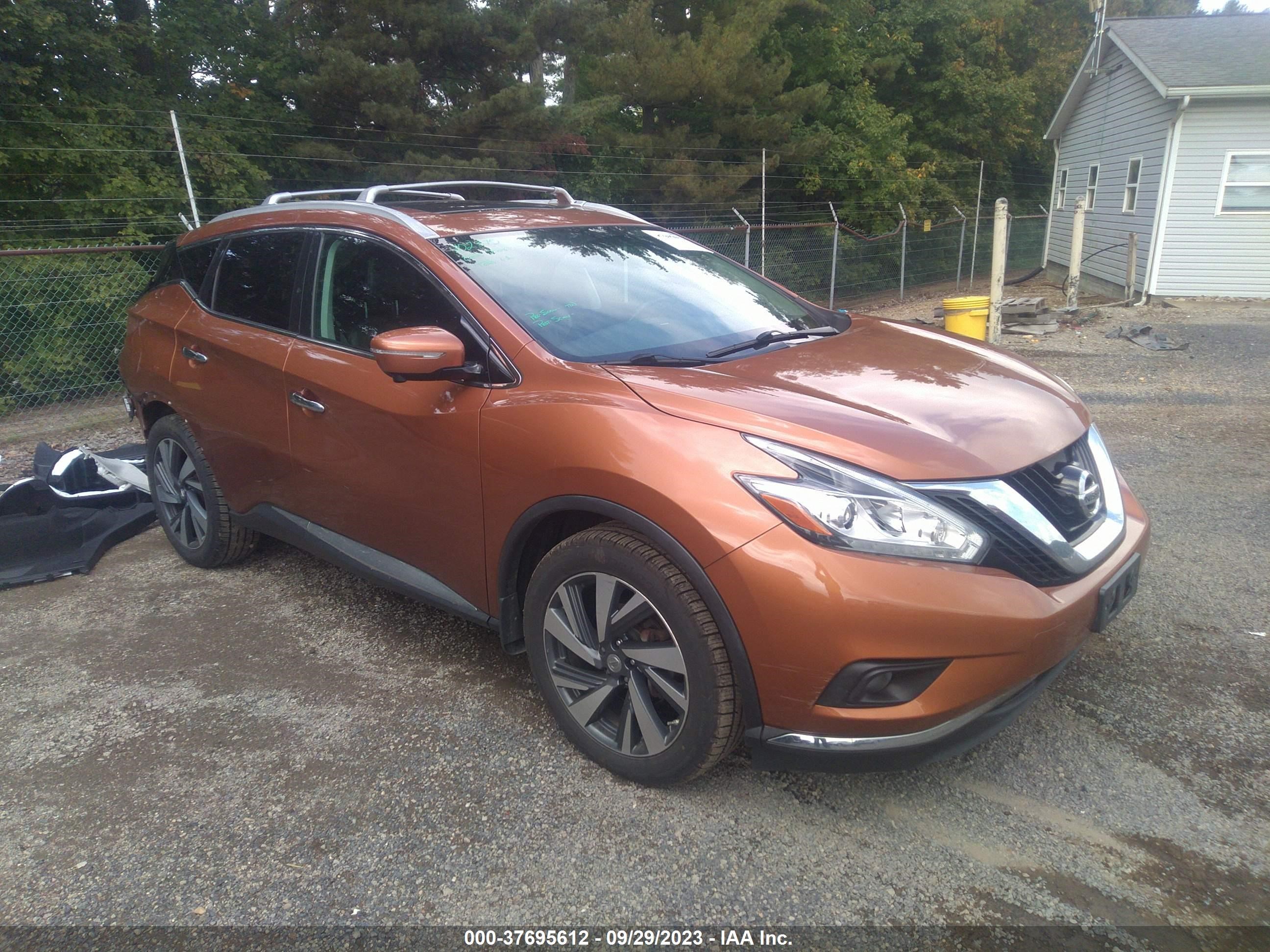 NISSAN MURANO 2015 5n1az2mh2fn211682