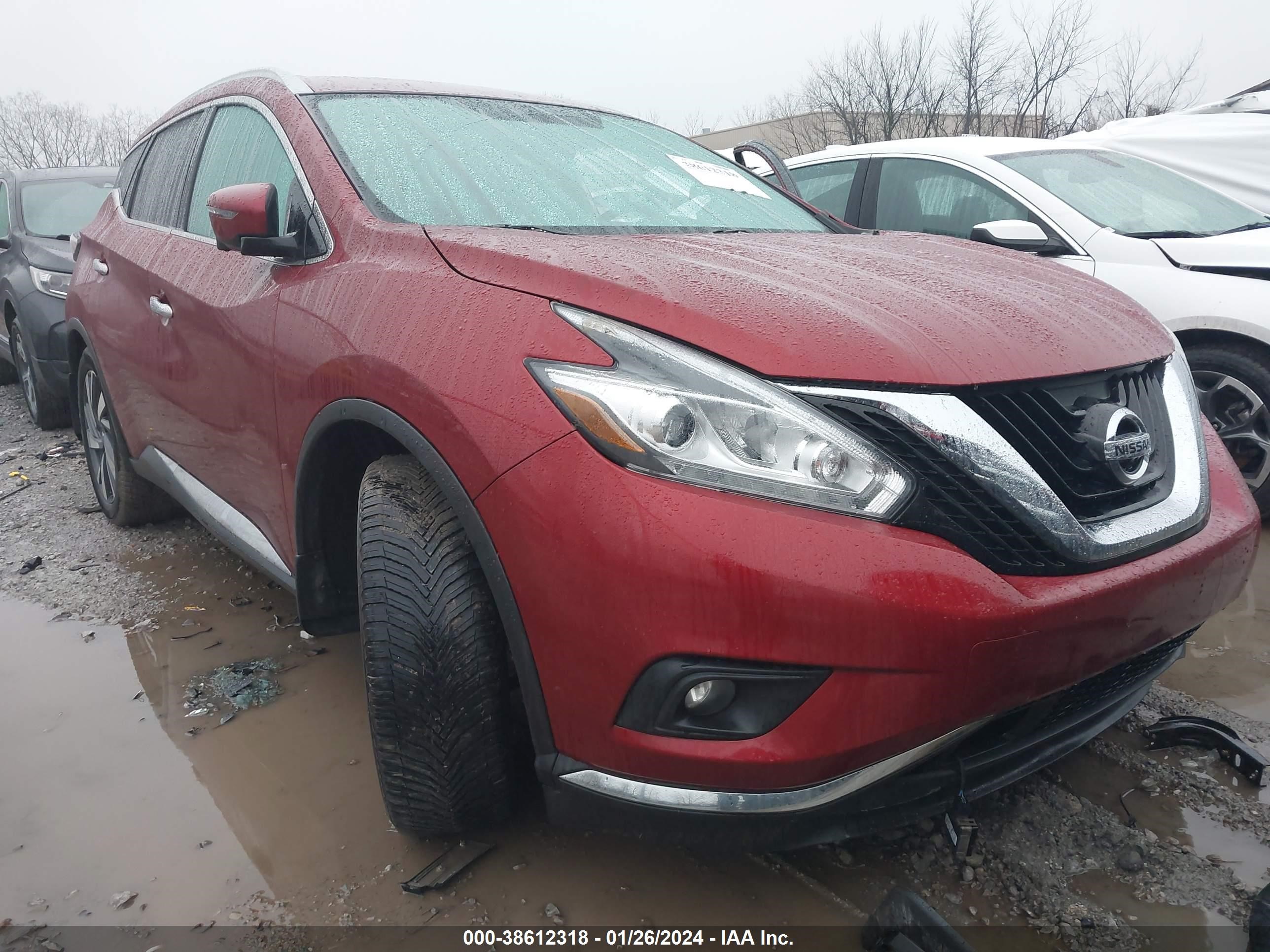 NISSAN MURANO 2017 5n1az2mh2hn106367