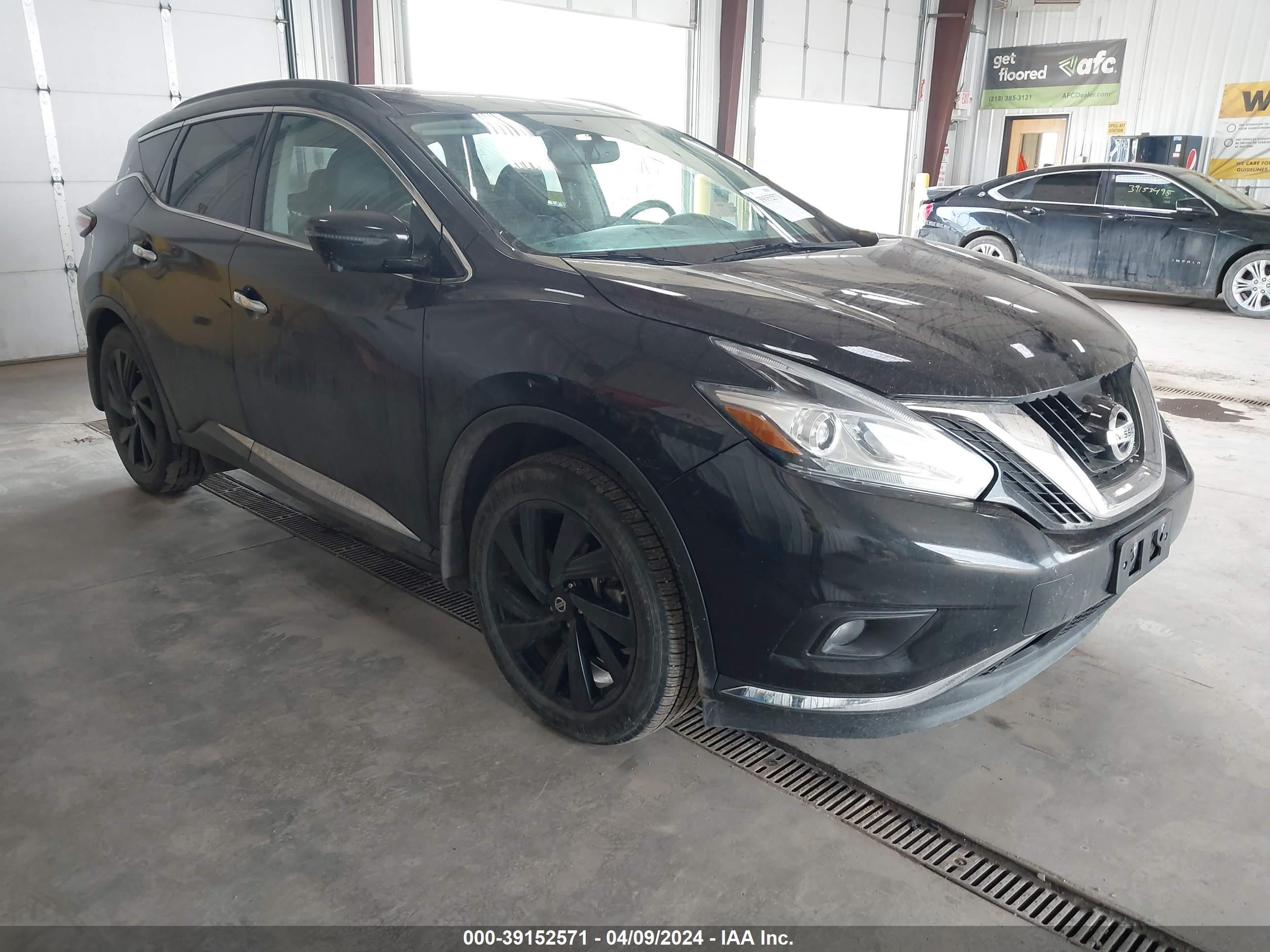 NISSAN MURANO 2017 5n1az2mh2hn140129