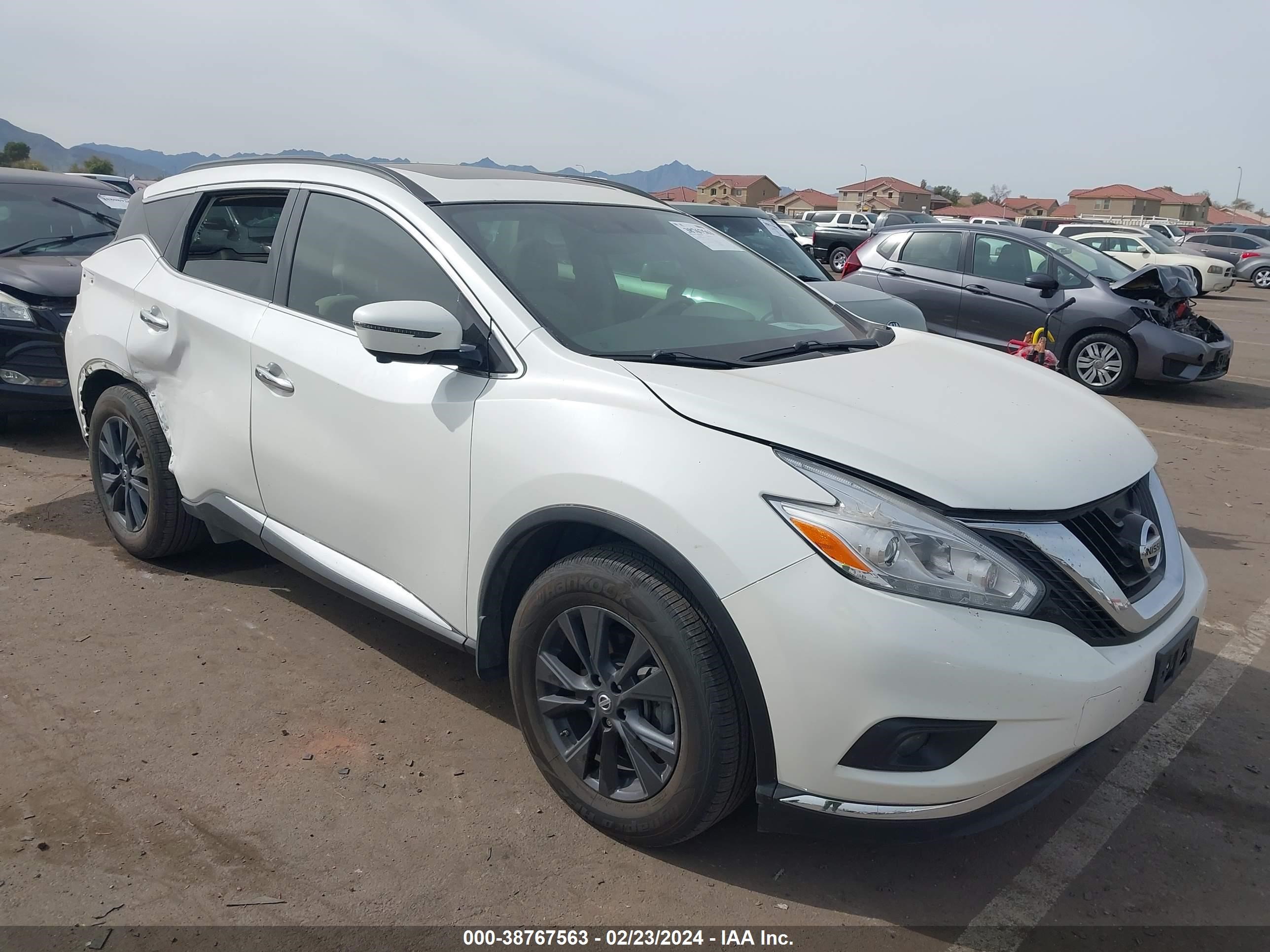 NISSAN MURANO 2017 5n1az2mh2hn193591