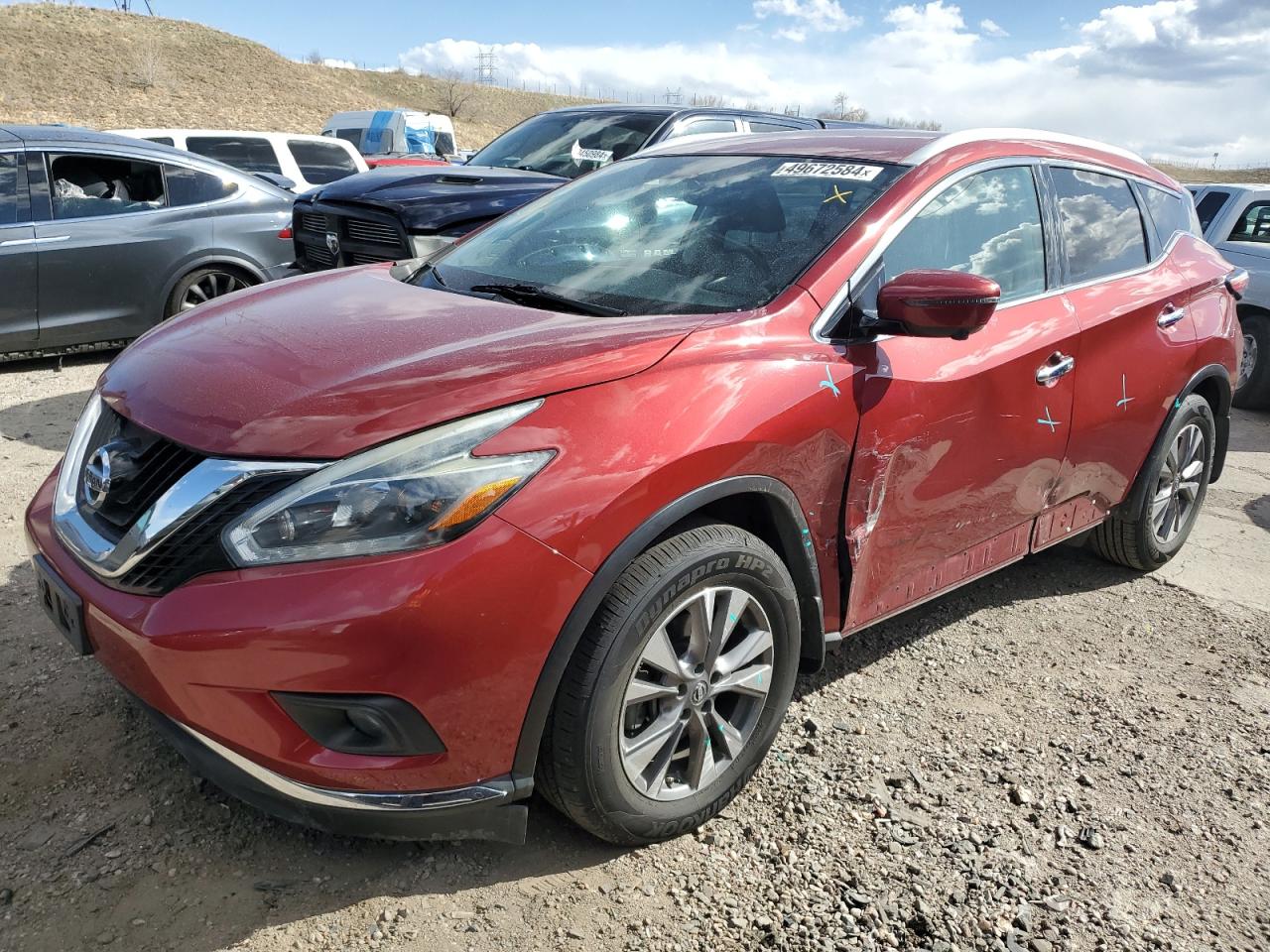 NISSAN MURANO 2018 5n1az2mh3jn101359