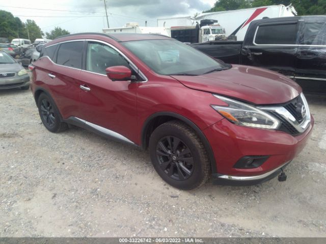 NISSAN MURANO 2018 5n1az2mh5jn132113