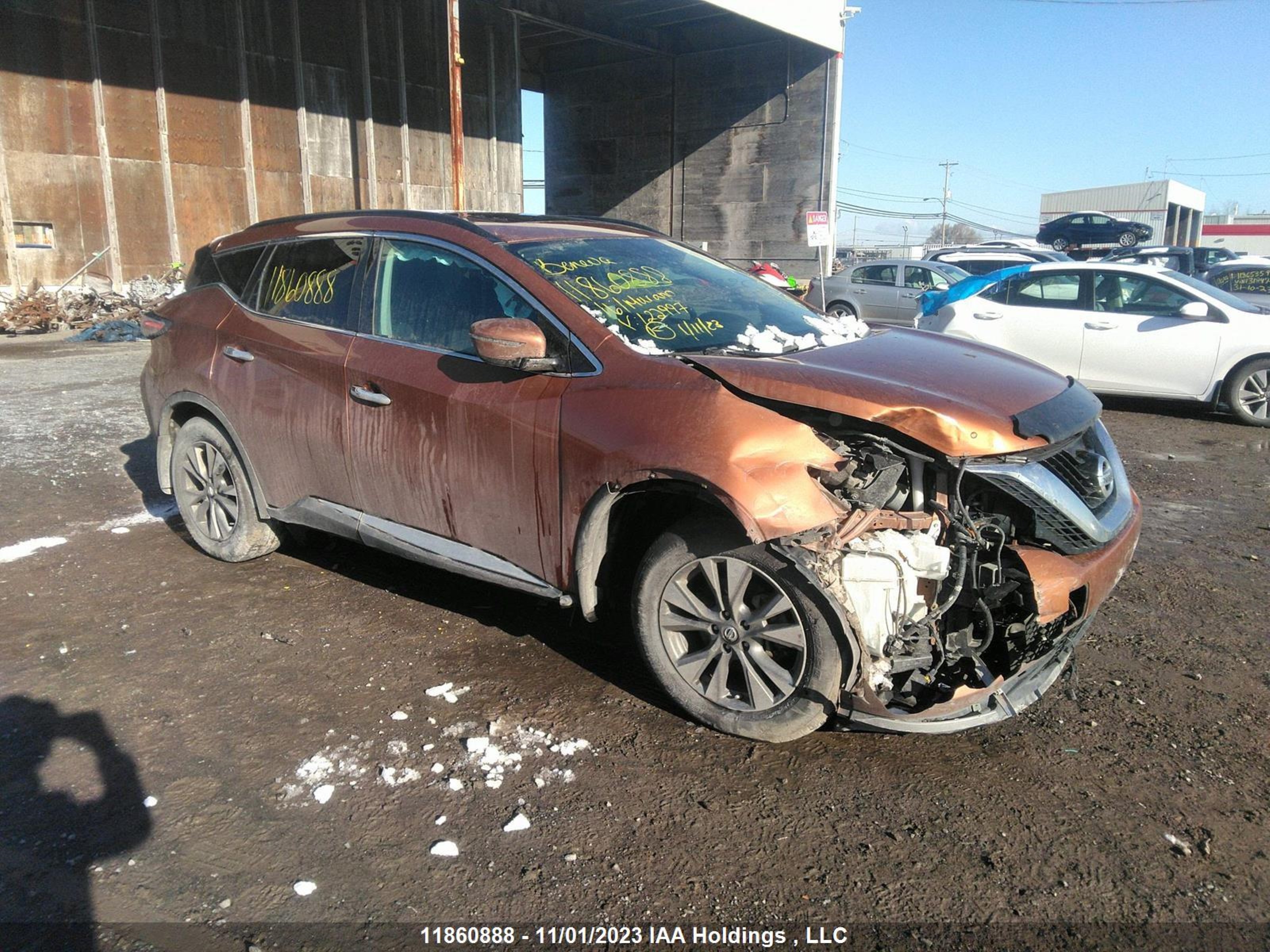 NISSAN MURANO 2016 5n1az2mh7gn122997