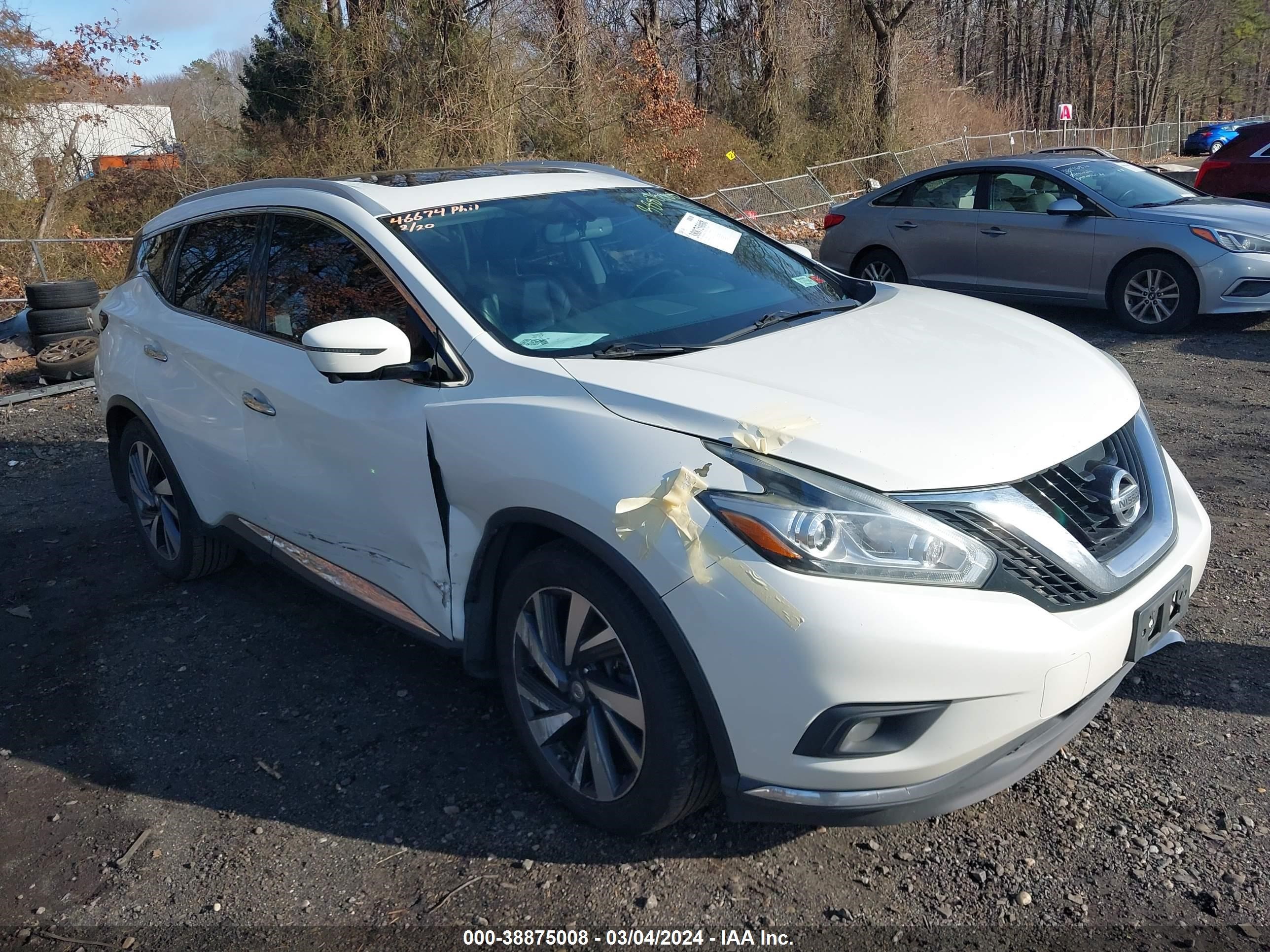 NISSAN MURANO 2016 5n1az2mh8gn107103