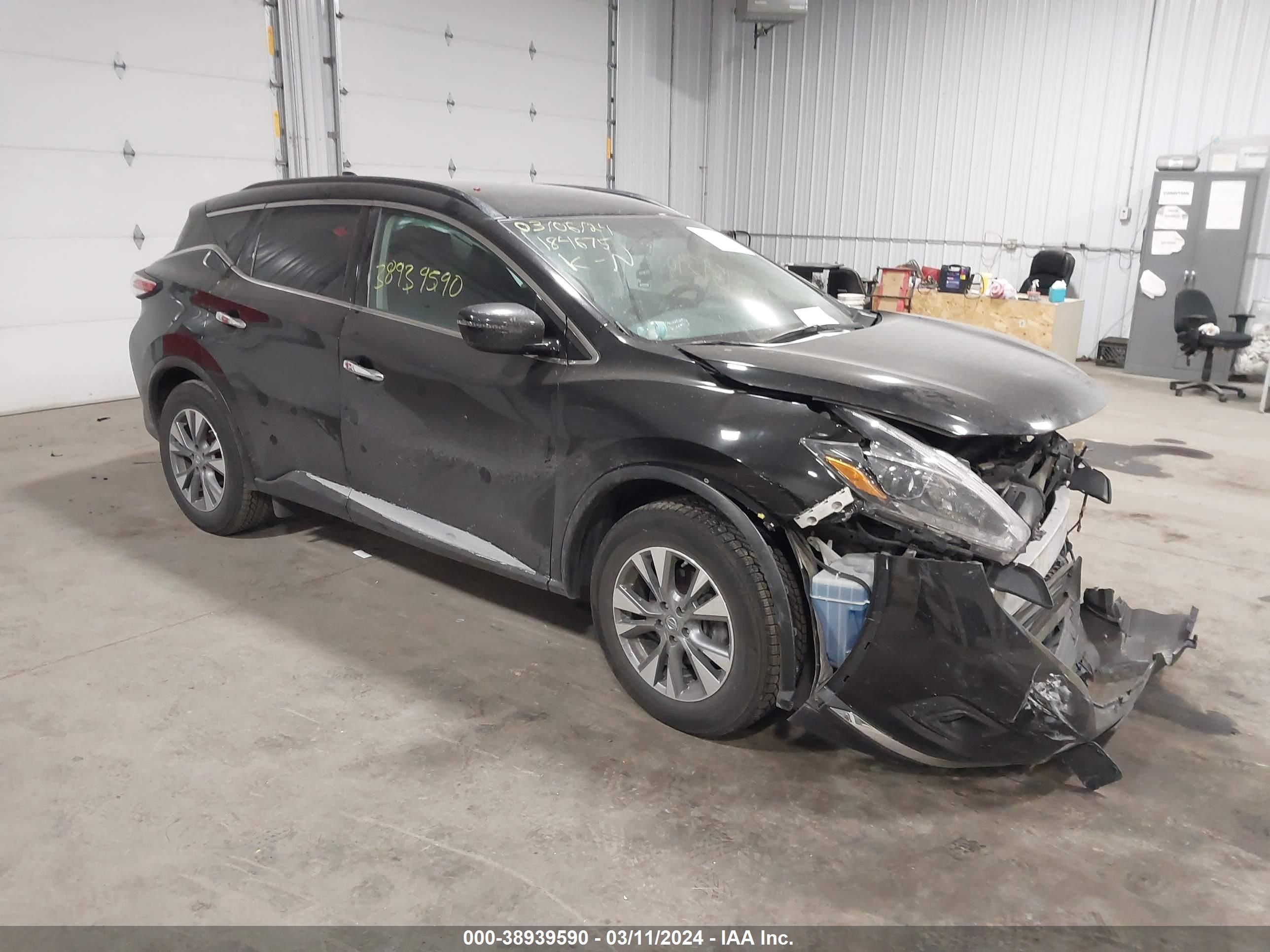 NISSAN MURANO 2018 5n1az2mh8jn159368