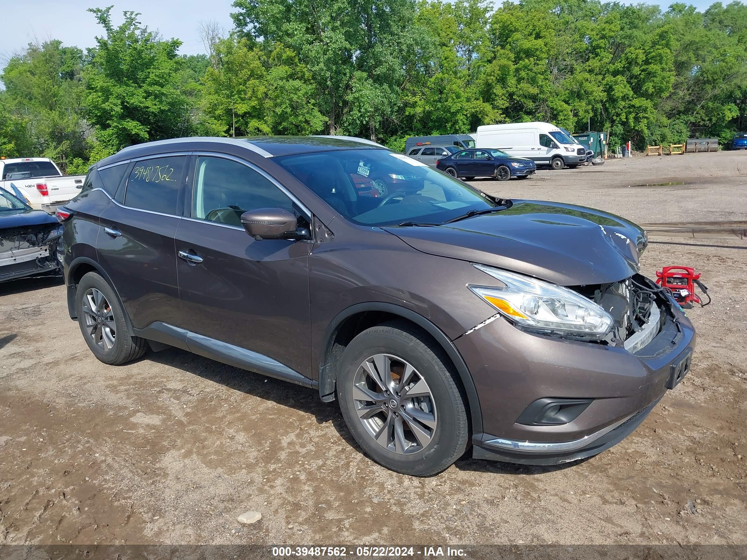 NISSAN MURANO 2017 5n1az2mh9hn165870