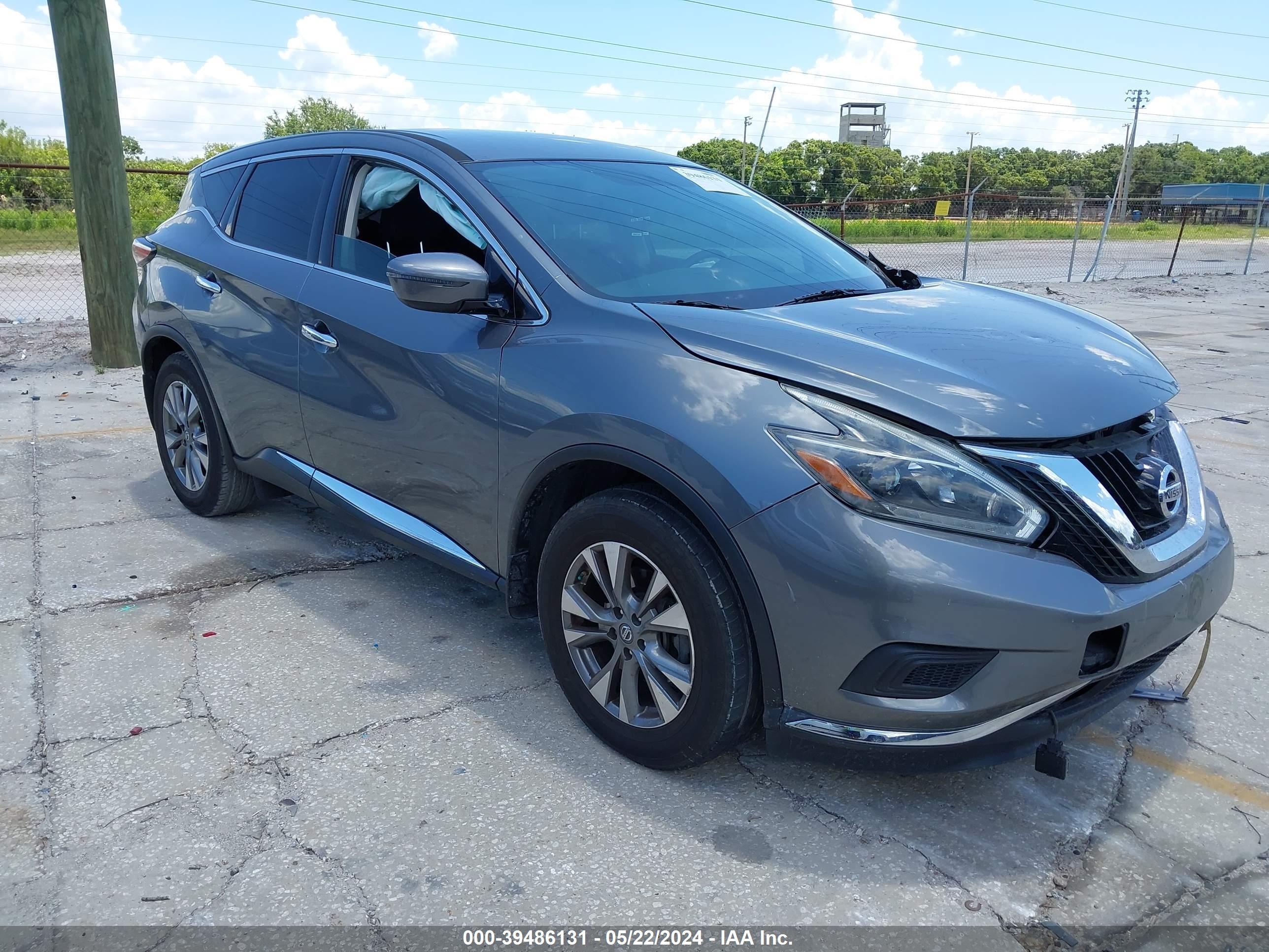 NISSAN MURANO 2018 5n1az2mhxjn165883