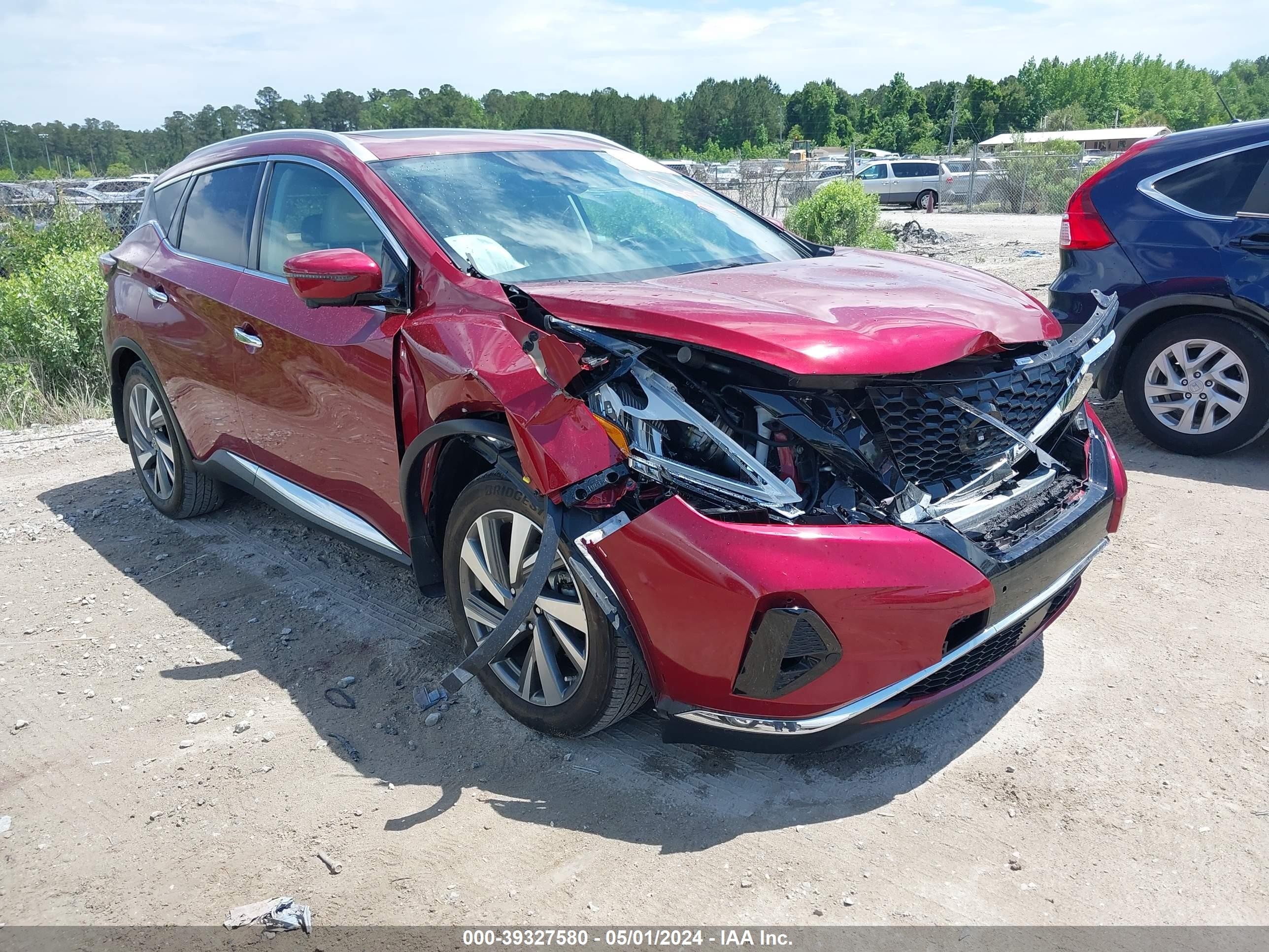 NISSAN MURANO 2019 5n1az2mj0kn118379