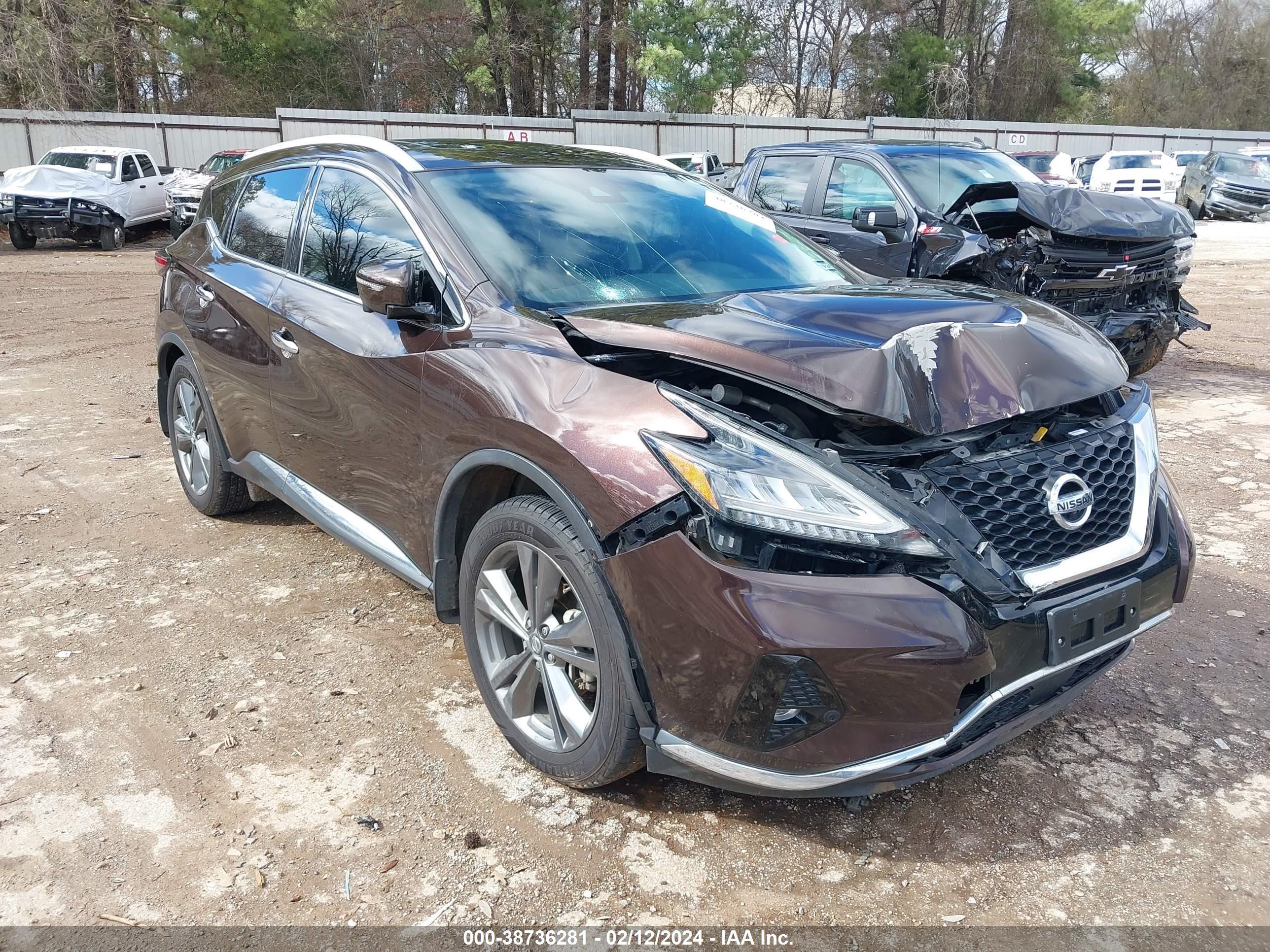 NISSAN MURANO 2019 5n1az2mj8kn146916