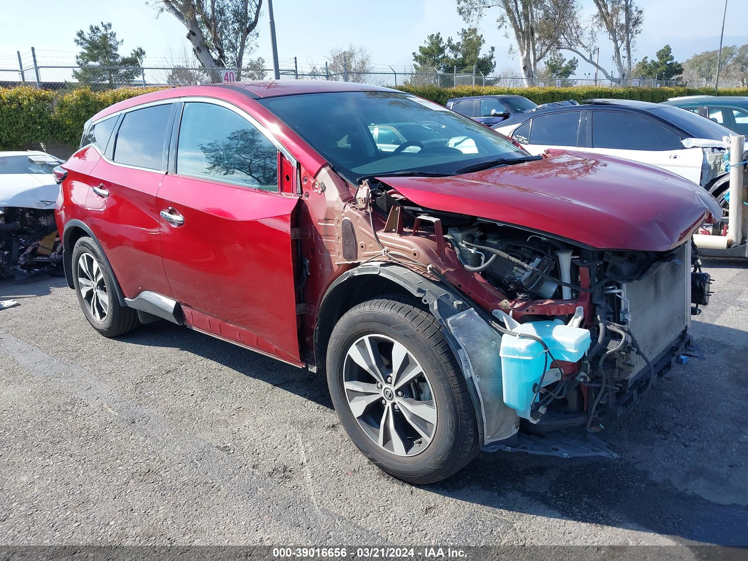 NISSAN MURANO 2019 5n1az2mj9kn152708