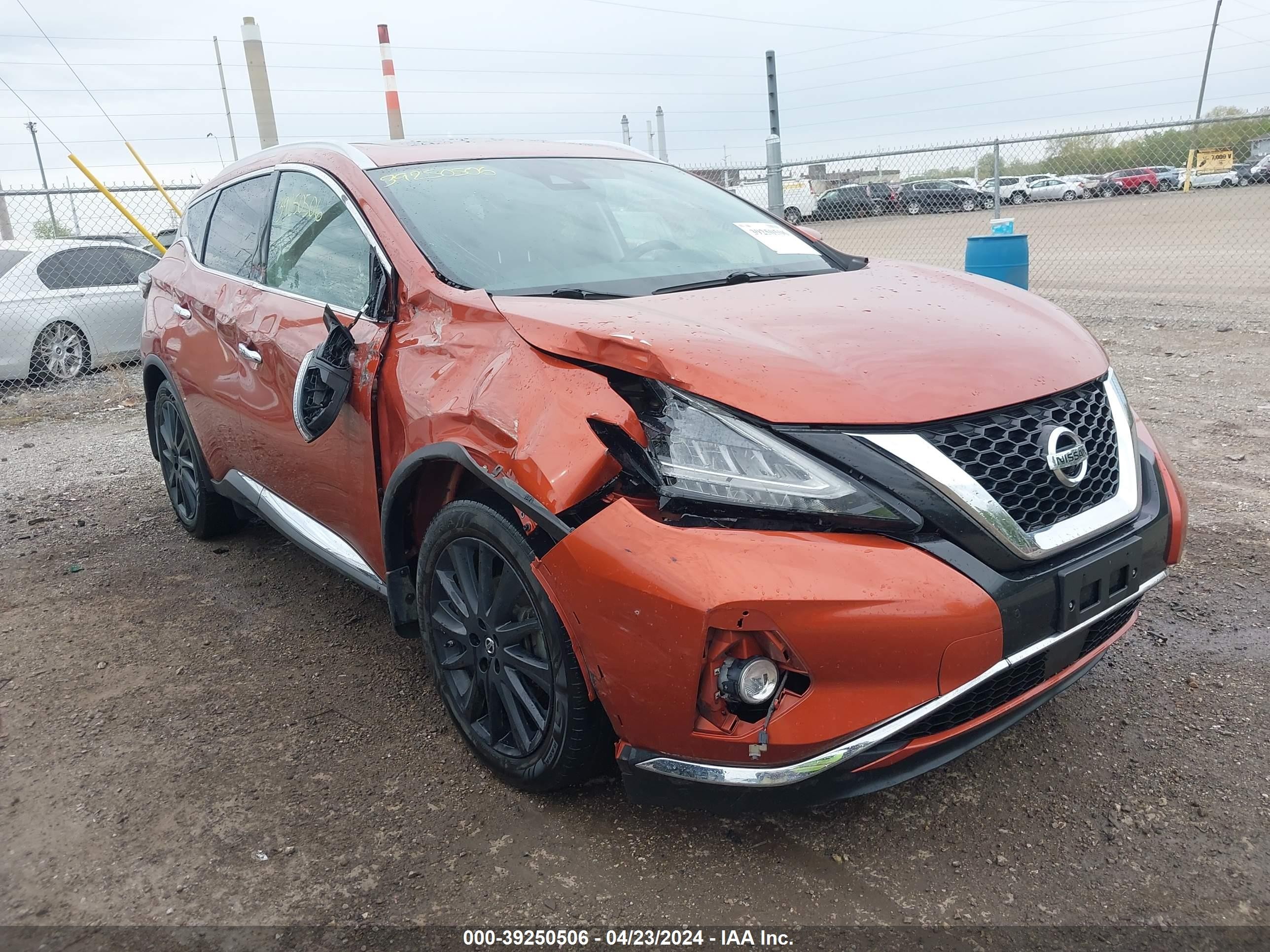 NISSAN MURANO 2019 5n1az2ms0kn107763