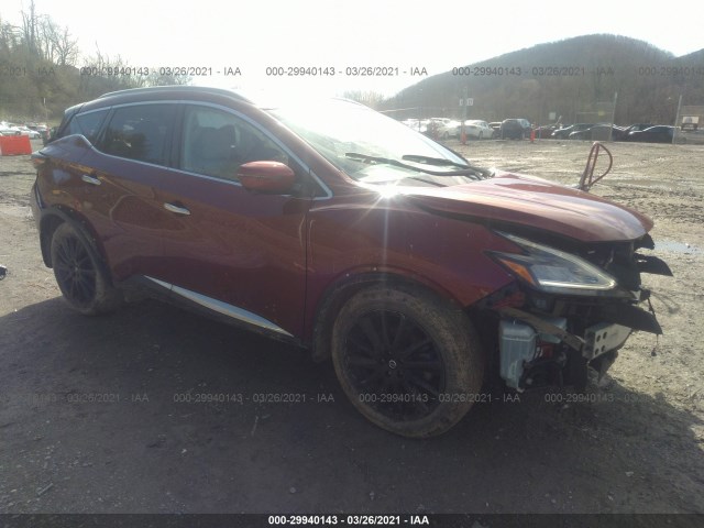 NISSAN MURANO 2019 5n1az2ms1kn160052