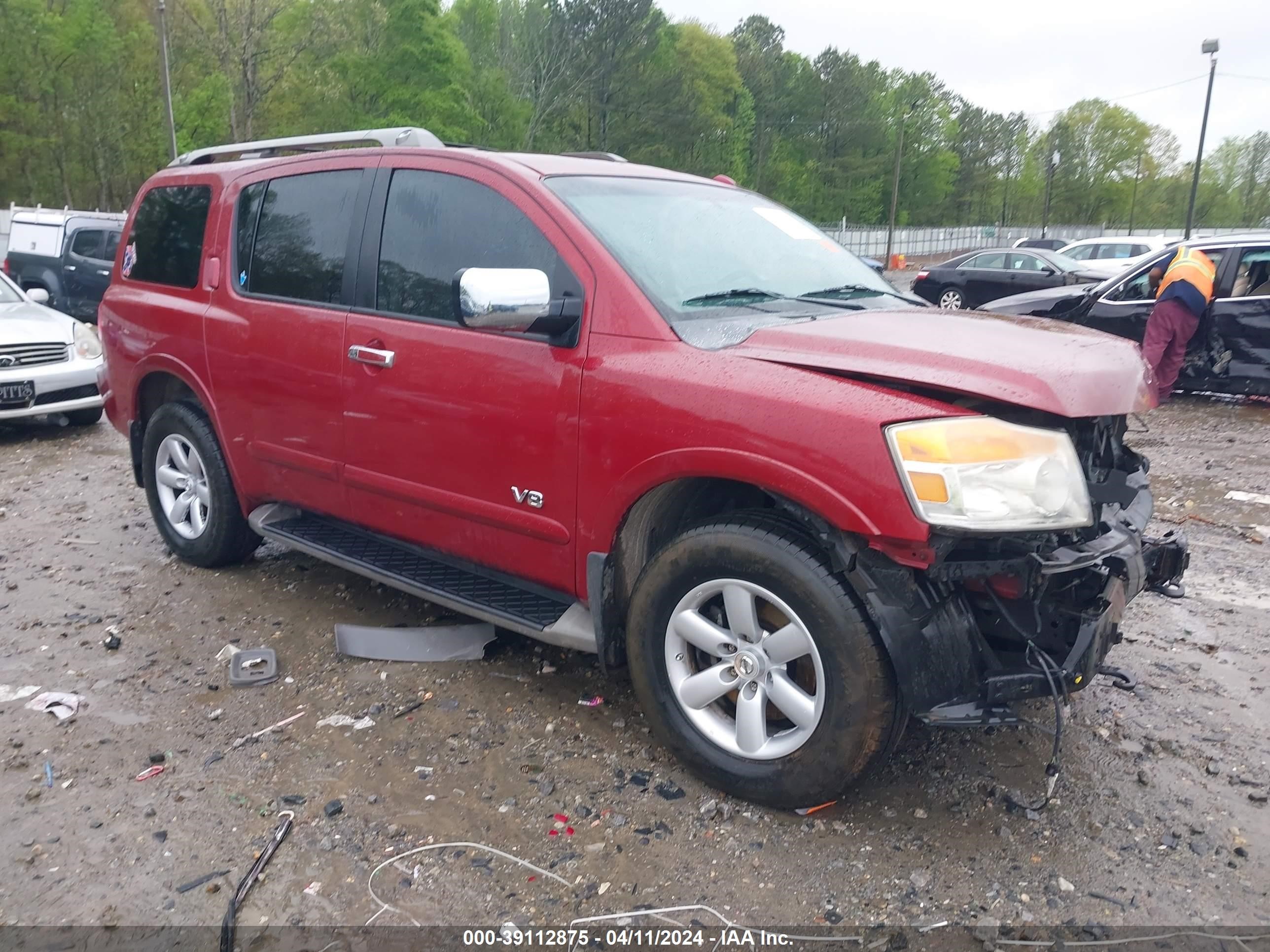 NISSAN ARMADA 2008 5n1ba08c08n618322