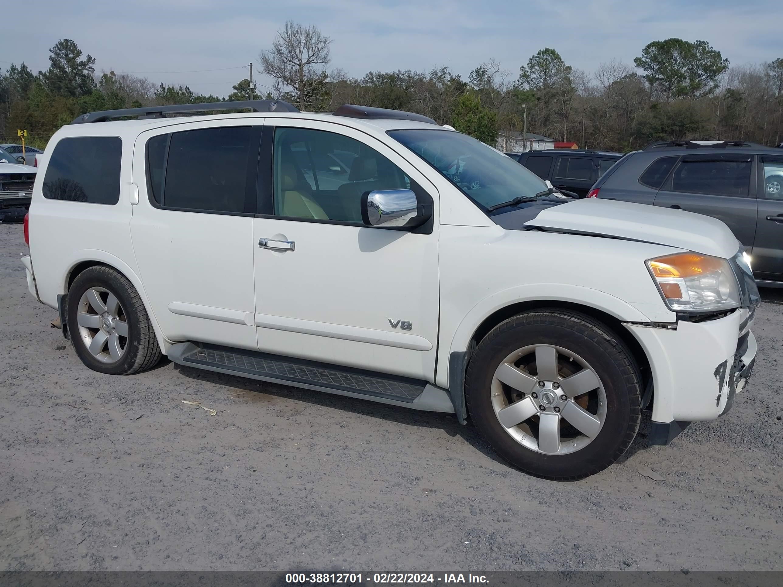 NISSAN ARMADA 2008 5n1ba08d48n623953