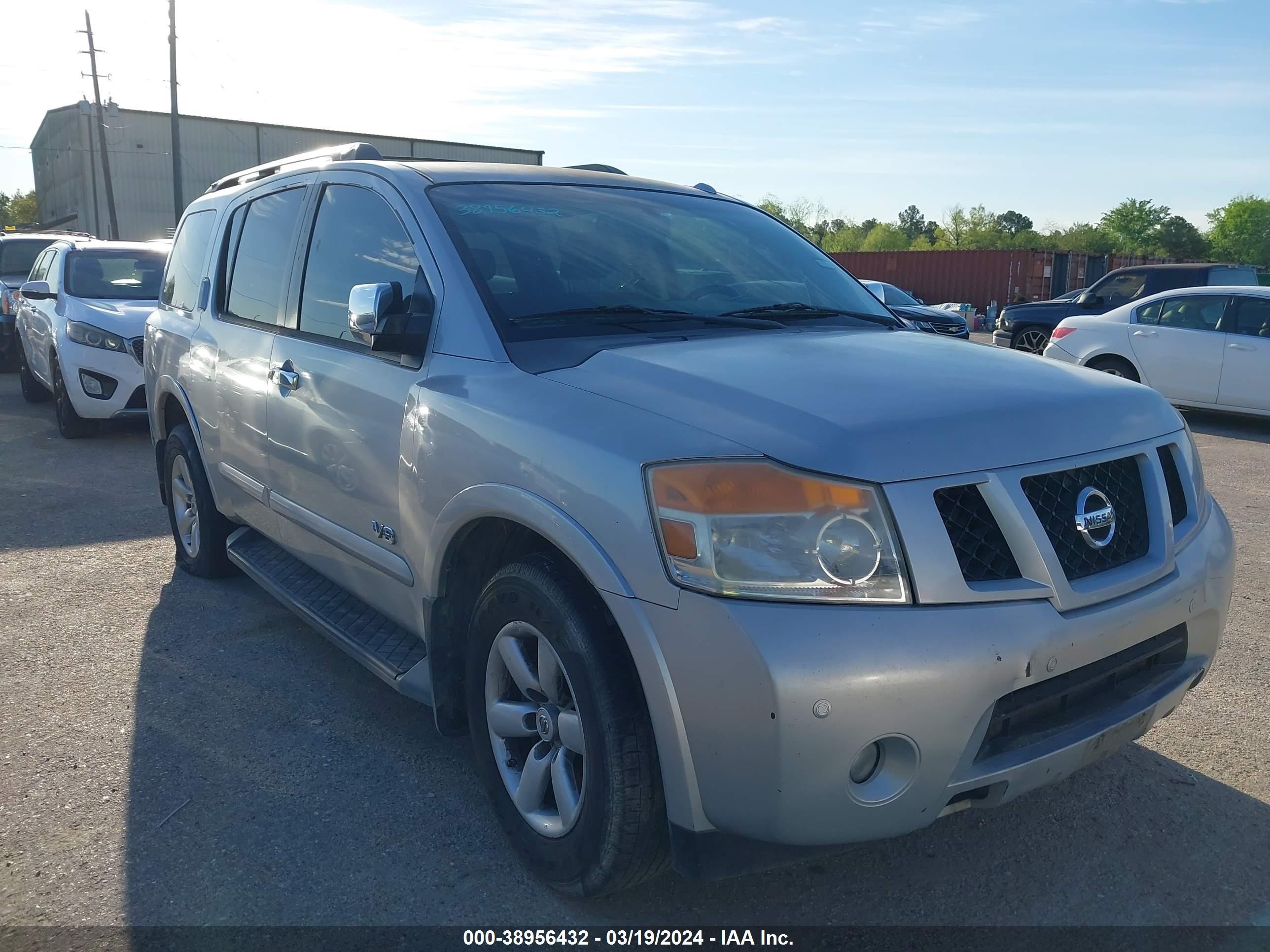 NISSAN ARMADA 2008 5n1ba08d58n606191