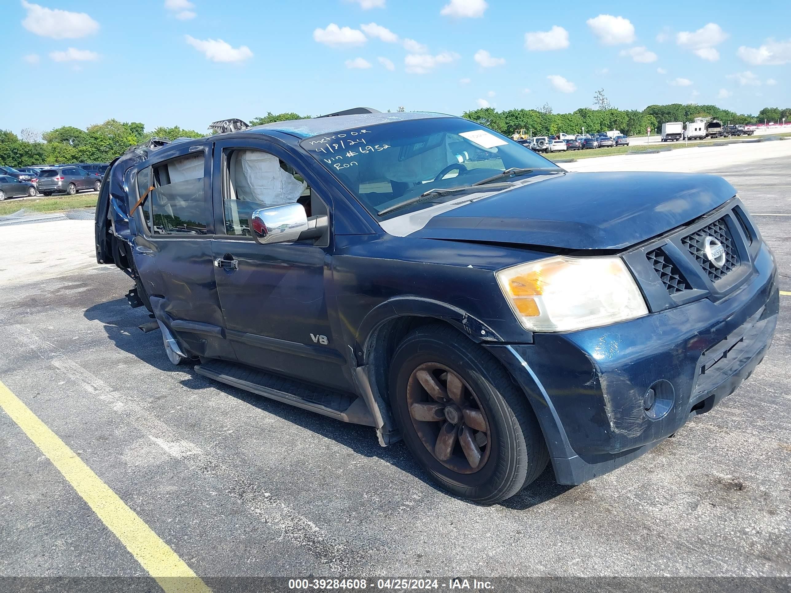 NISSAN ARMADA 2008 5n1ba08d58n606952