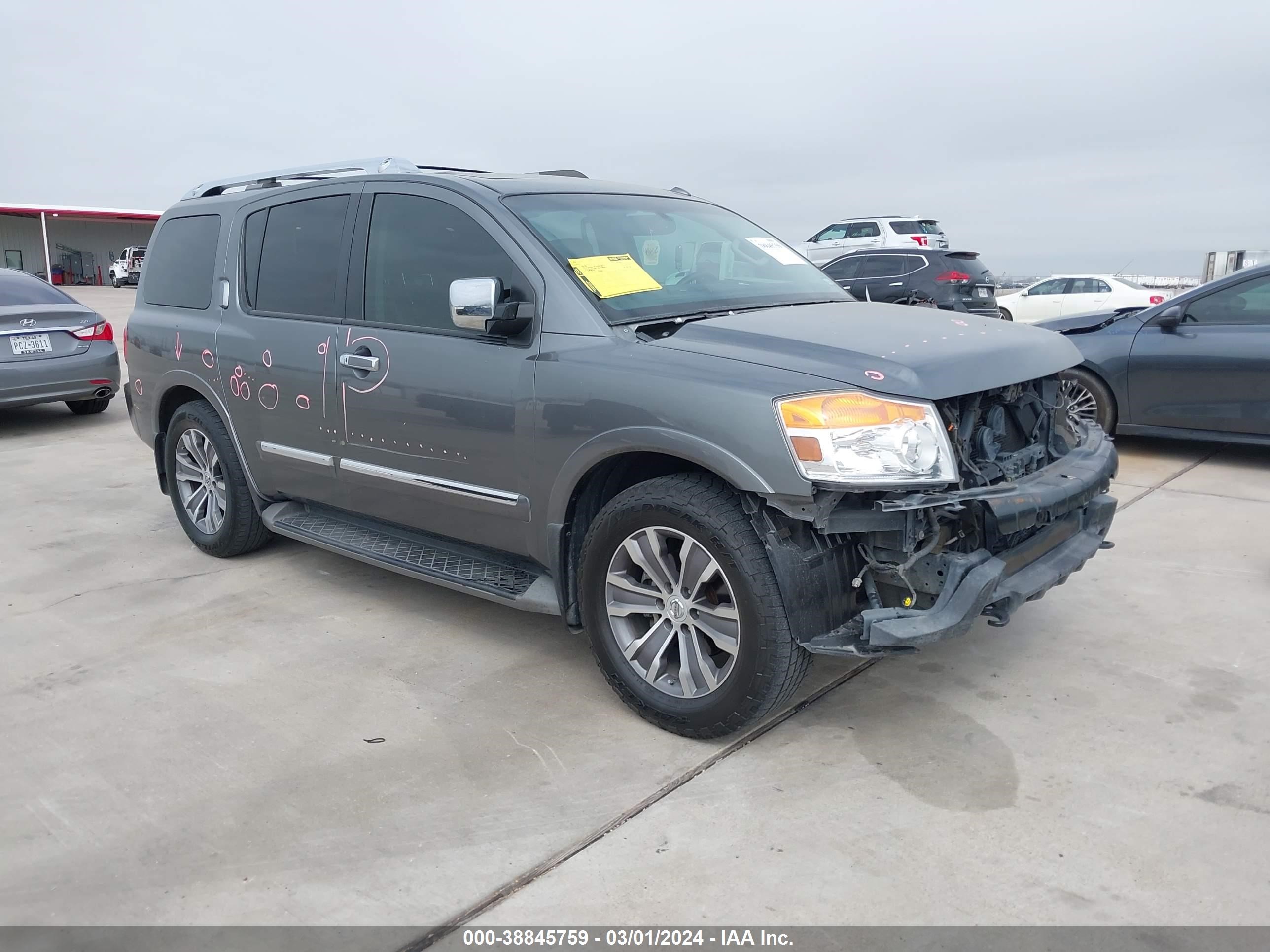 NISSAN ARMADA 2015 5n1ba0nd3fn608135