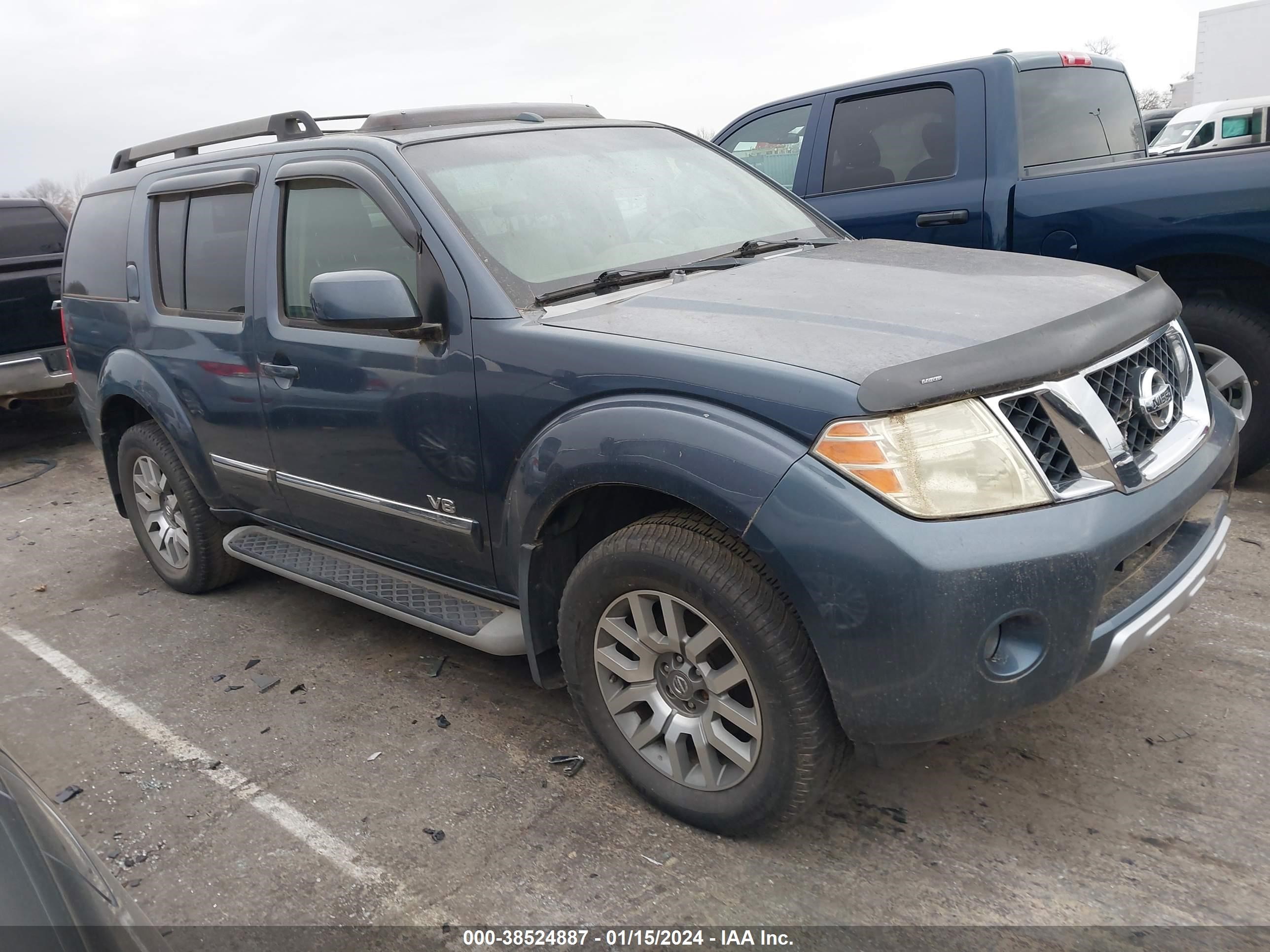 NISSAN PATHFINDER 2008 5n1br18b68c647132