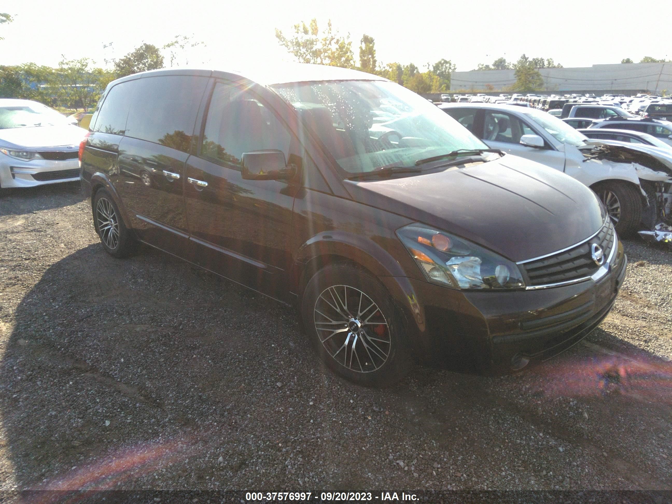 NISSAN QUEST 2007 5n1bv28u07n131595