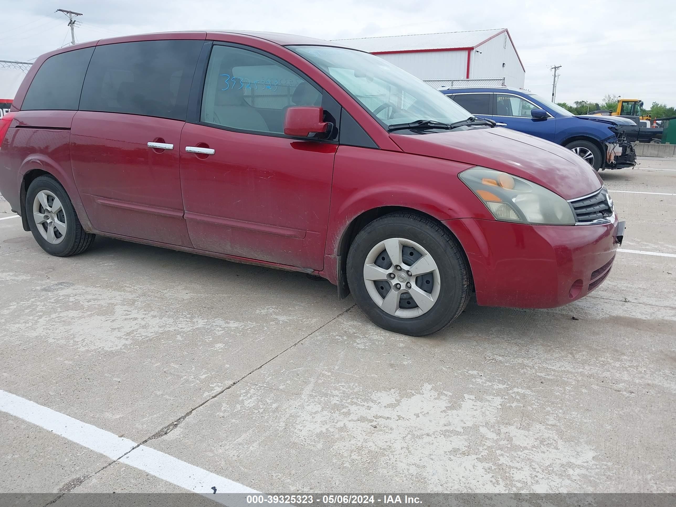 NISSAN QUEST 2007 5n1bv28u17n127085