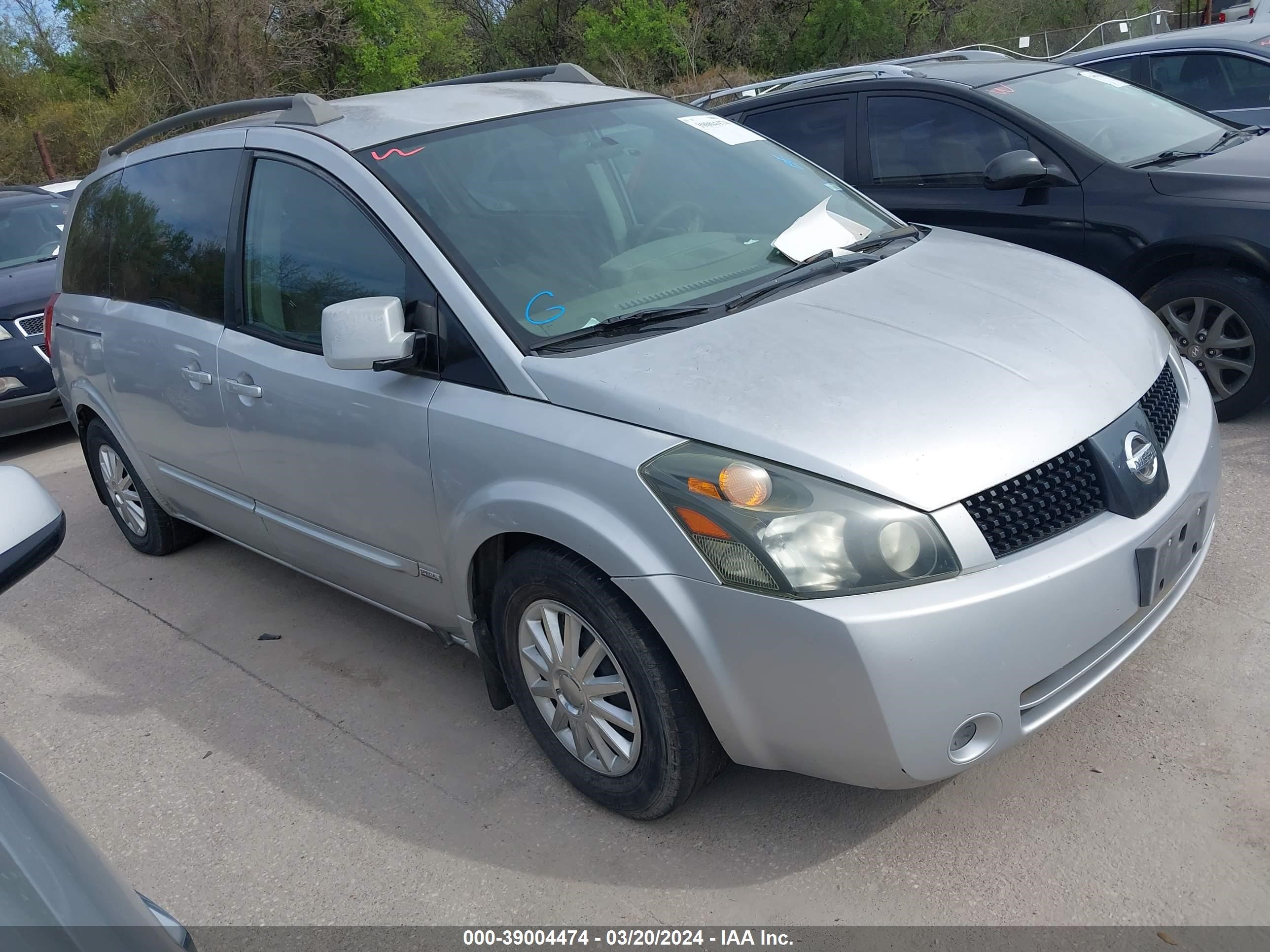 NISSAN QUEST 2006 5n1bv28u26n119317