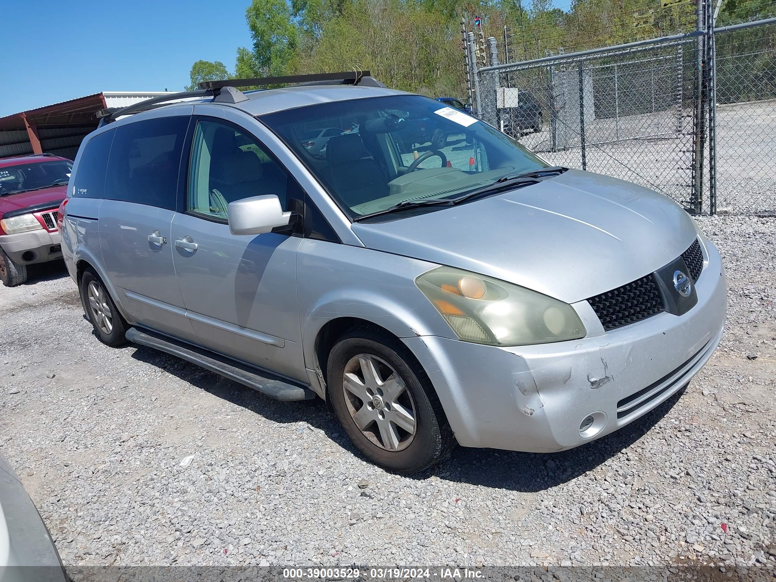 NISSAN QUEST 2004 5n1bv28u34n334525