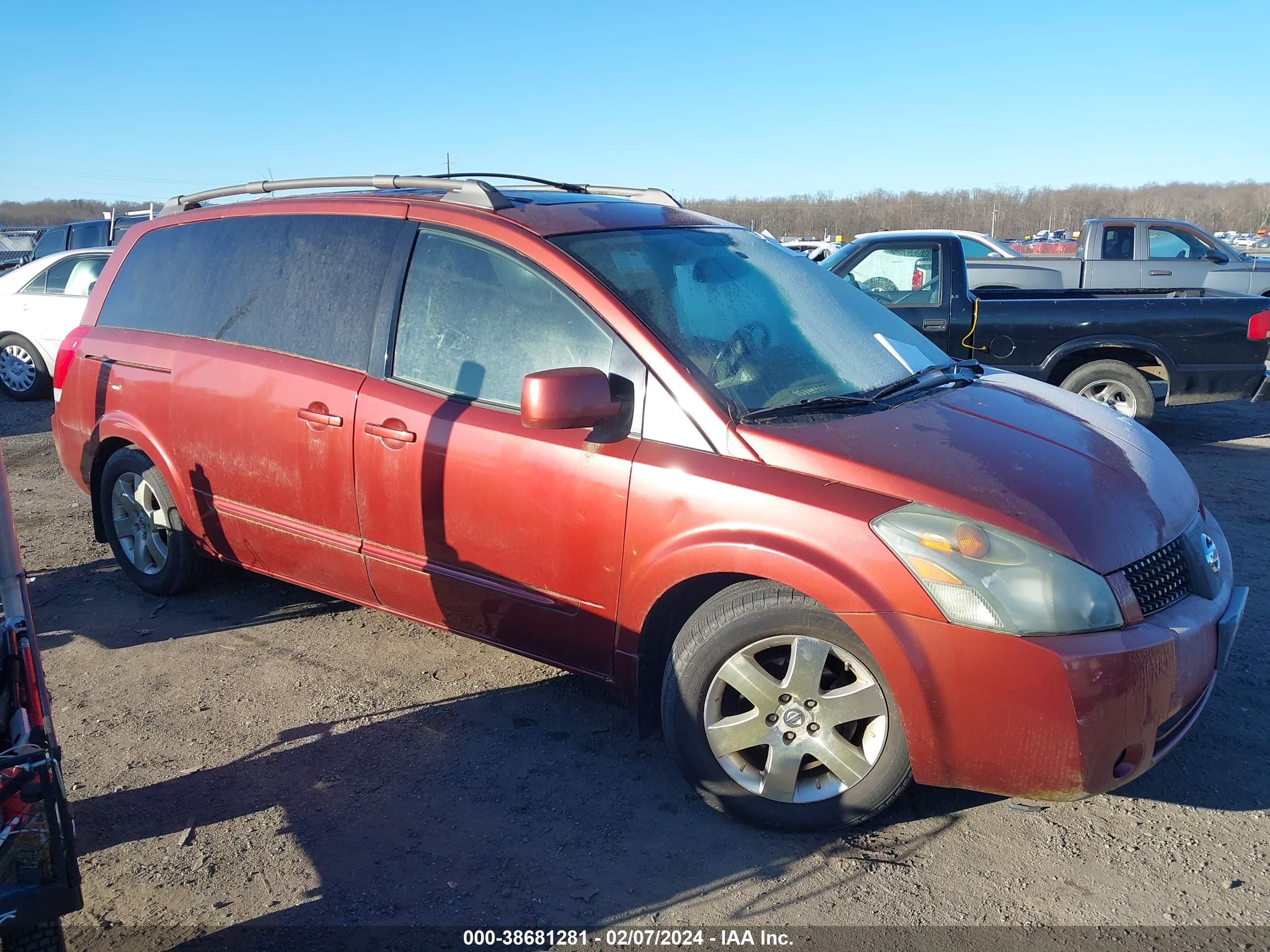 NISSAN QUEST 2004 5n1bv28u44n304014