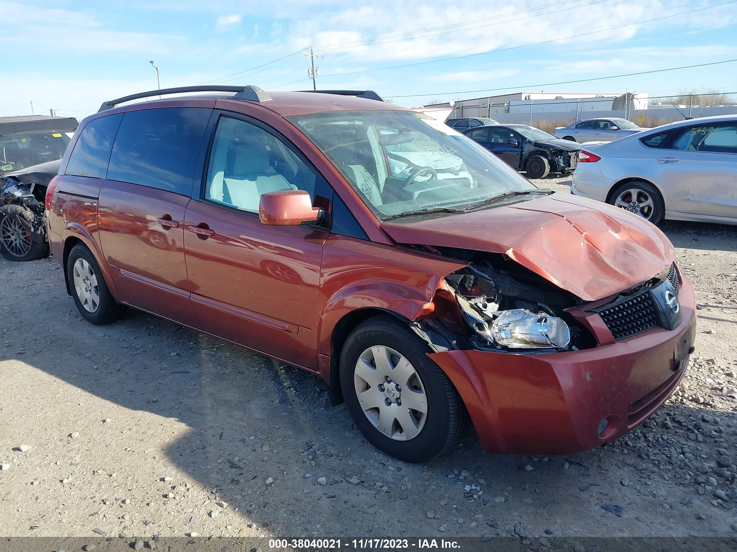 NISSAN QUEST 2005 5n1bv28u45n126574