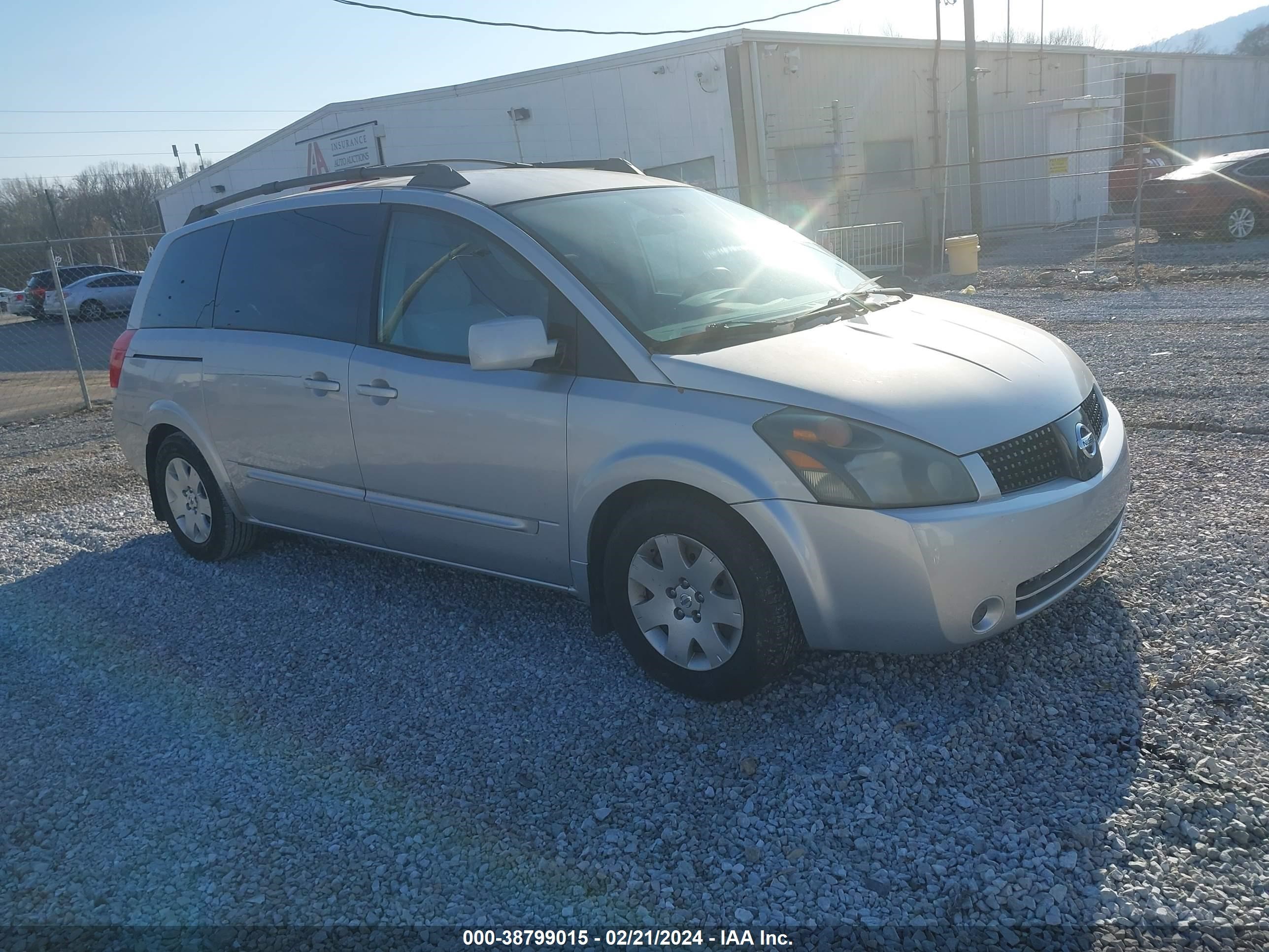 NISSAN QUEST 2006 5n1bv28u76n103341