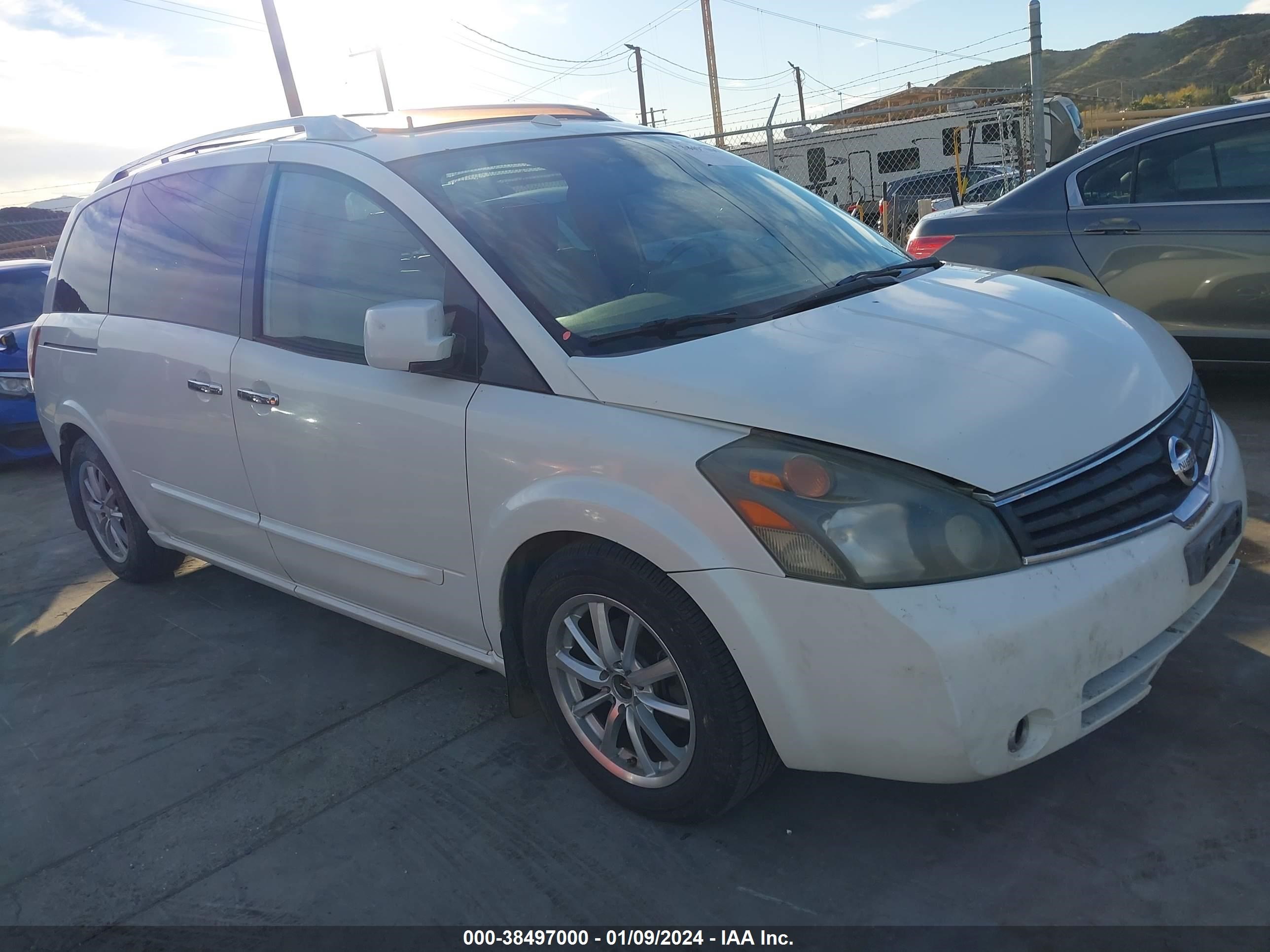 NISSAN QUEST 2007 5n1bv28u87n123485