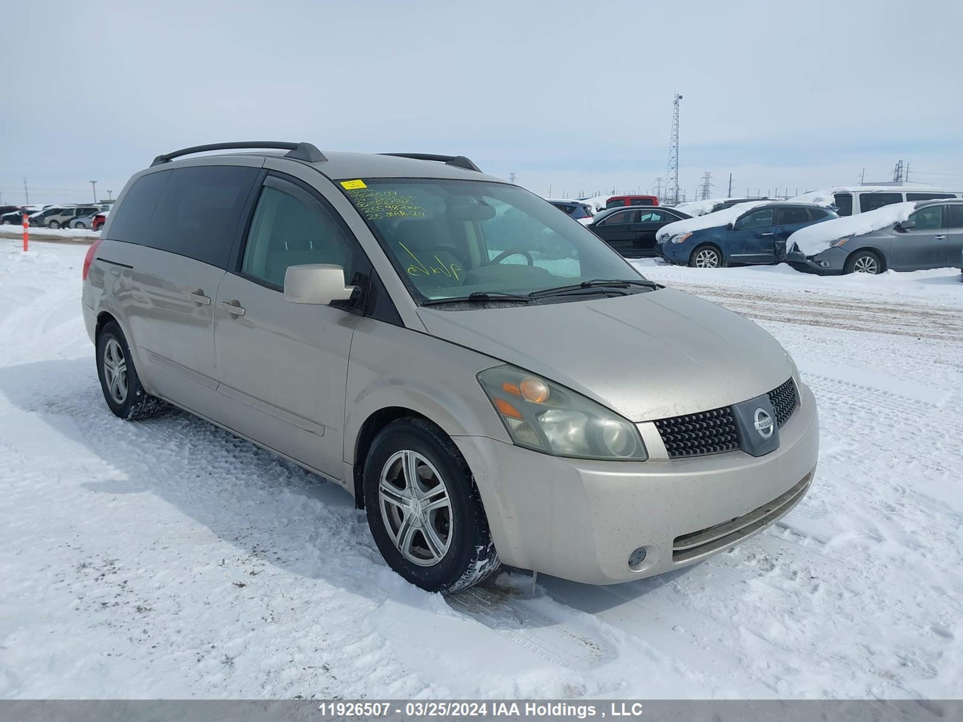 NISSAN QUEST 2004 5n1bv28ux4n326096